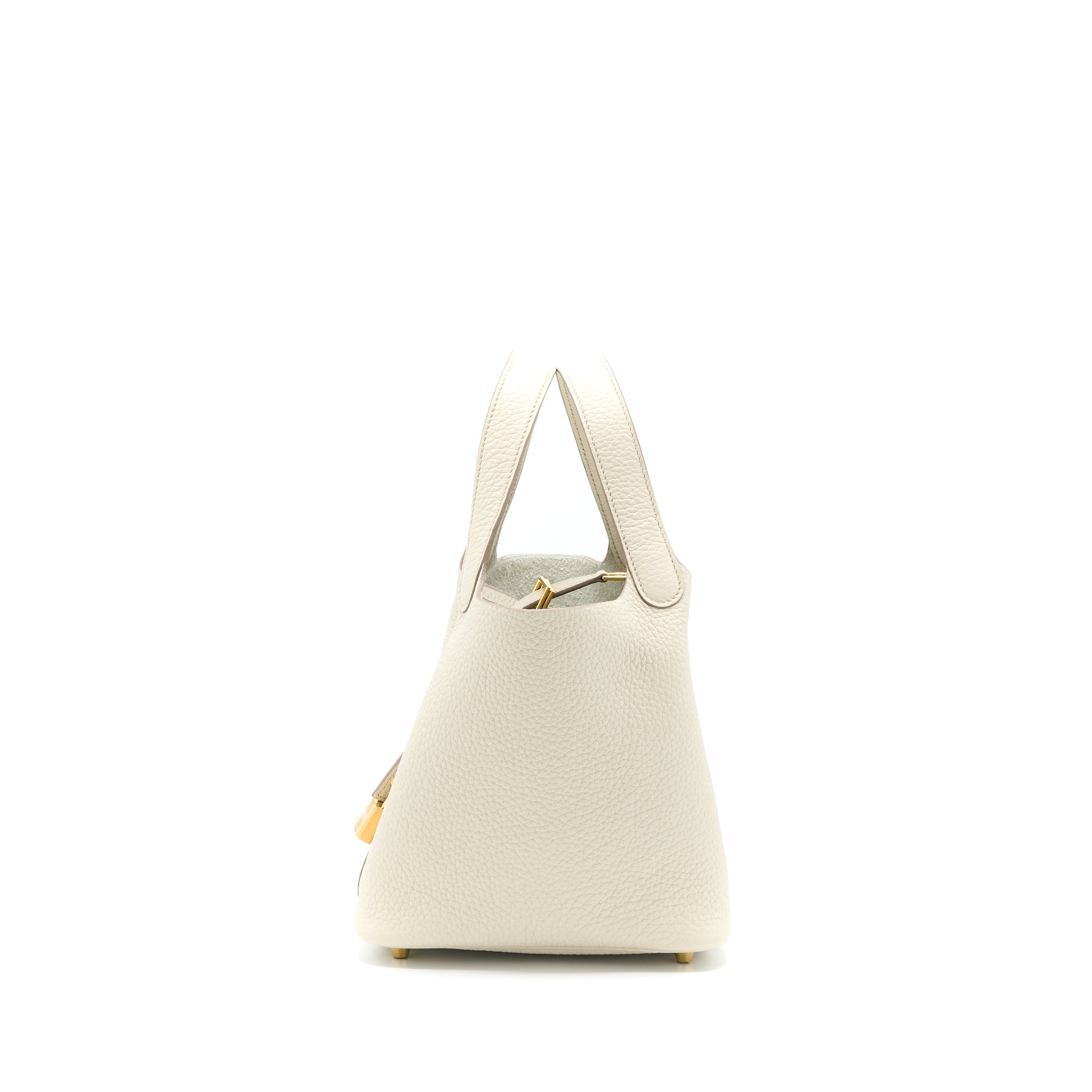 HERMES PICOTIN 18 LOCK BAG CLEMENCE 8L BETON GHW