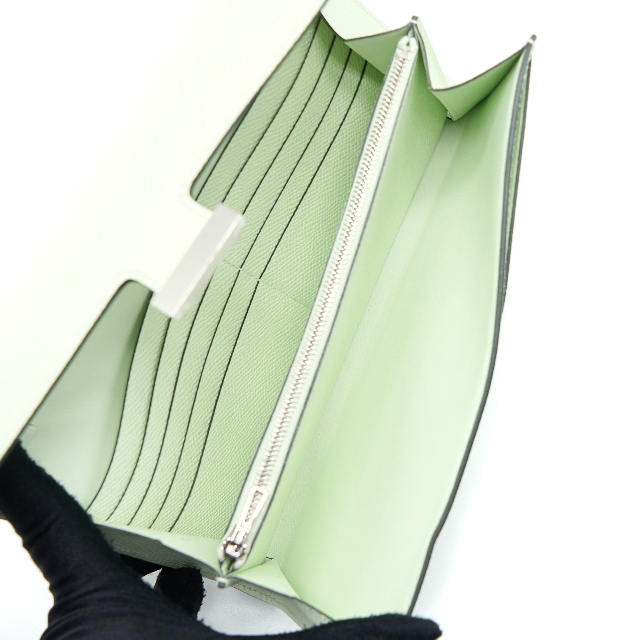 HERMES CONSTANCE TO GO EPSOM VERT FIZZ SHW