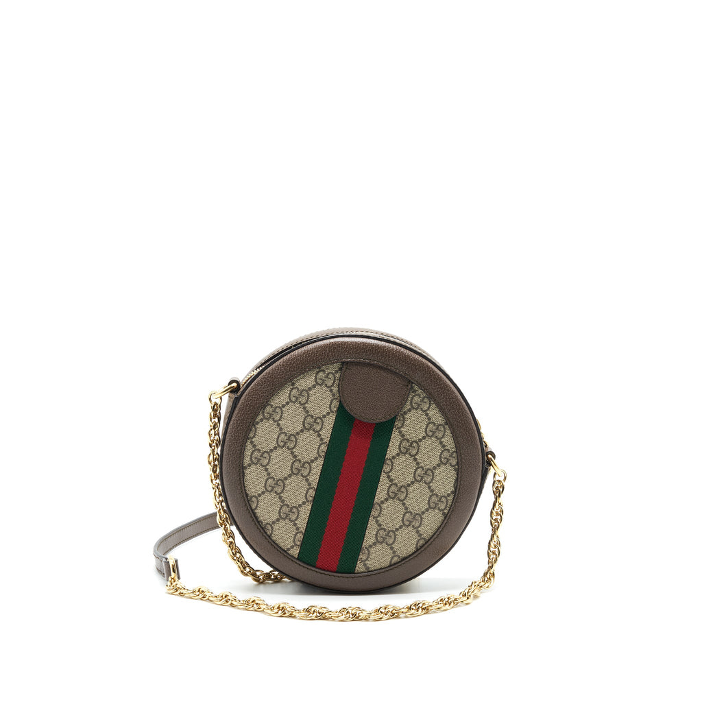 GUCCI OPHIDIA MINI GG ROUND SHOULDER BAG