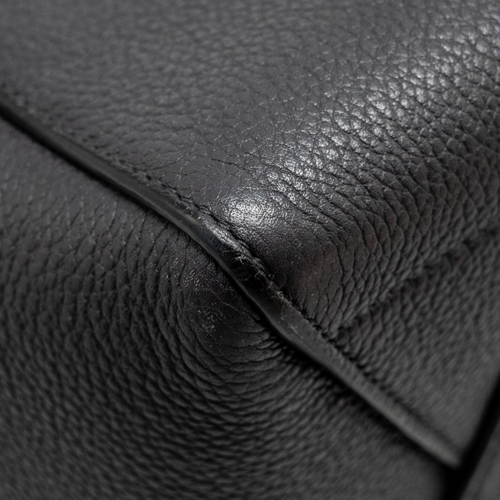 CELINE SANGLE BUCKET BAG CALFSKIN DARK GREY GHW