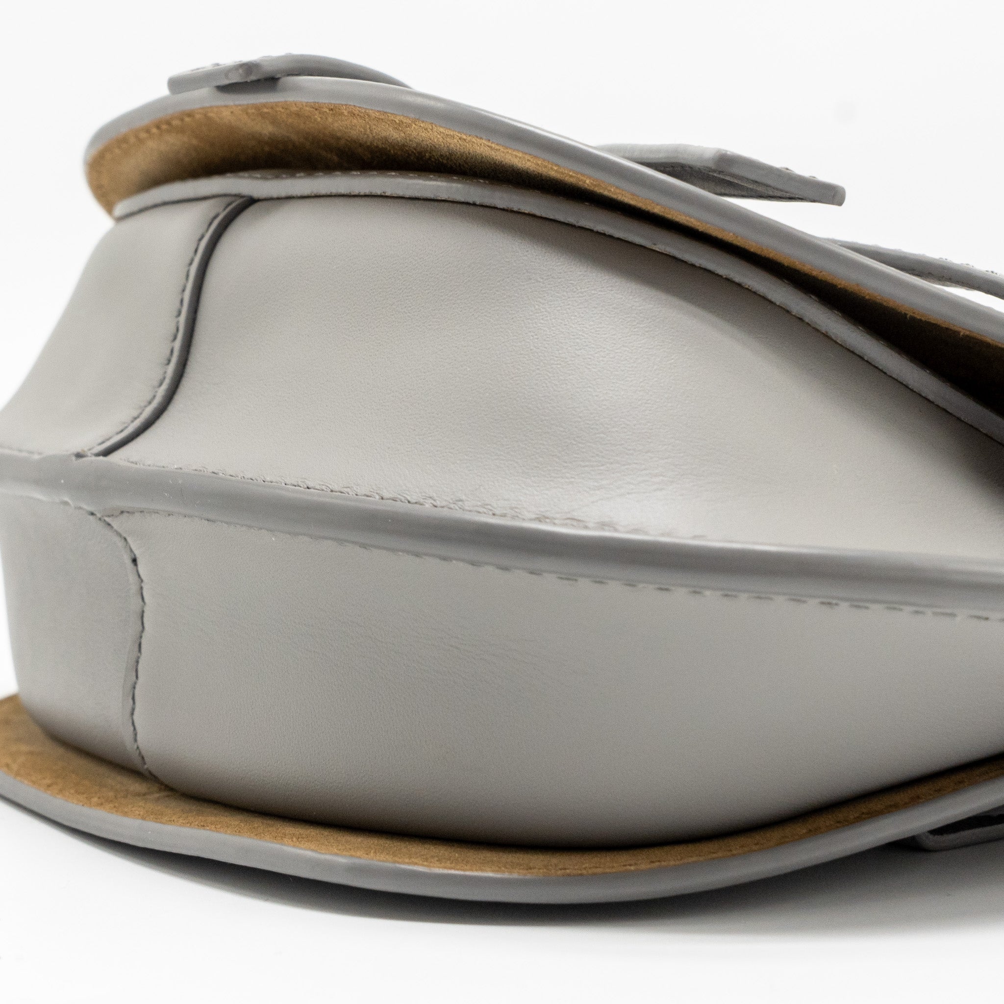 LOEWE MINI GATE DUAL BAG SOFT CALFSKIN JACQUARD GREY SHW