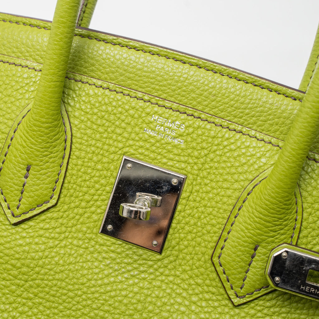 HERMES BIRKIN 30 TOGO VERT ANIS SHW