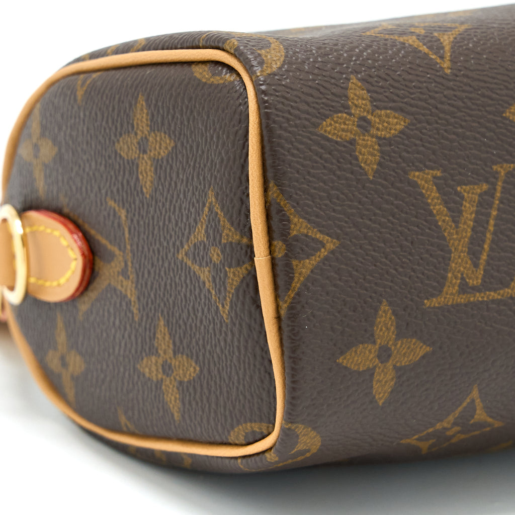 LOUIS VUITTON NANO SPEEDY MONOGRAM CANVAS GHW (NEW VERSION)
