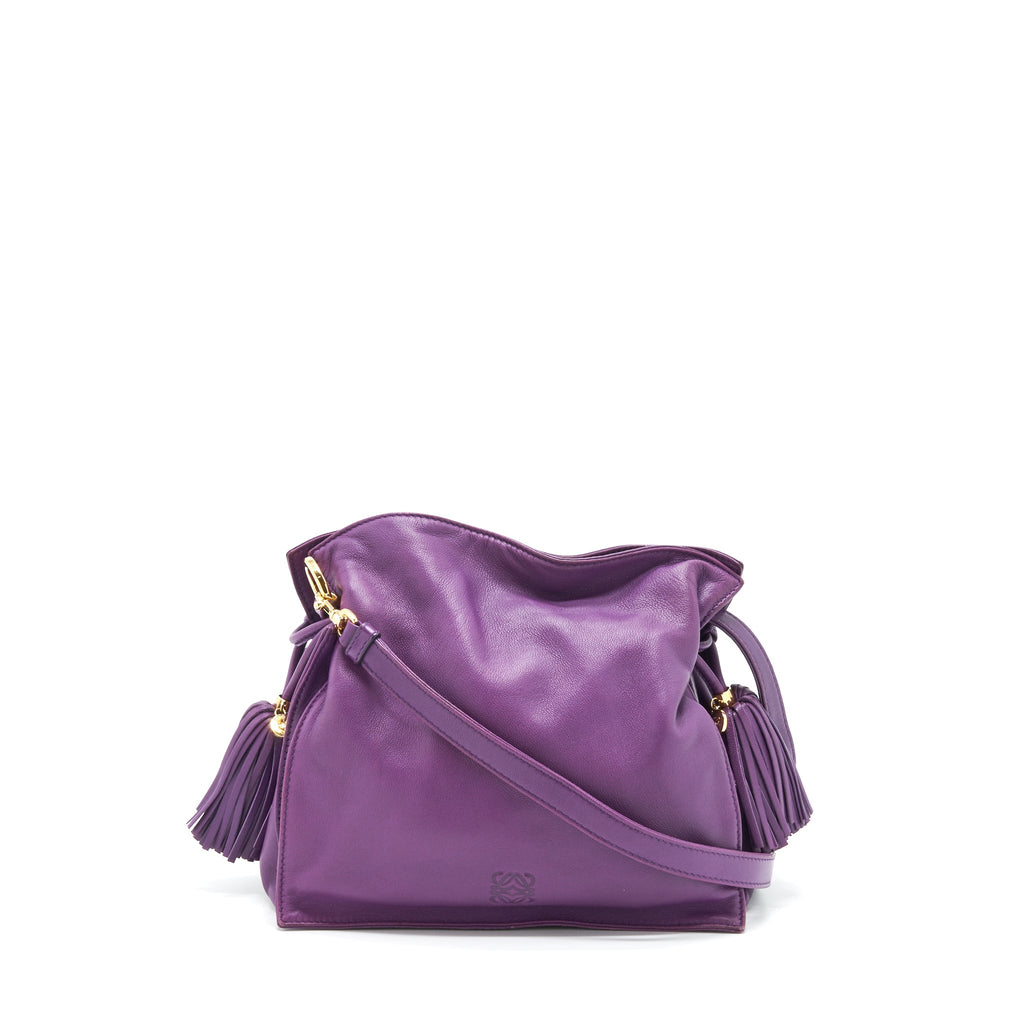 LOEWE FLAMENCO BAG PURPLE GHW