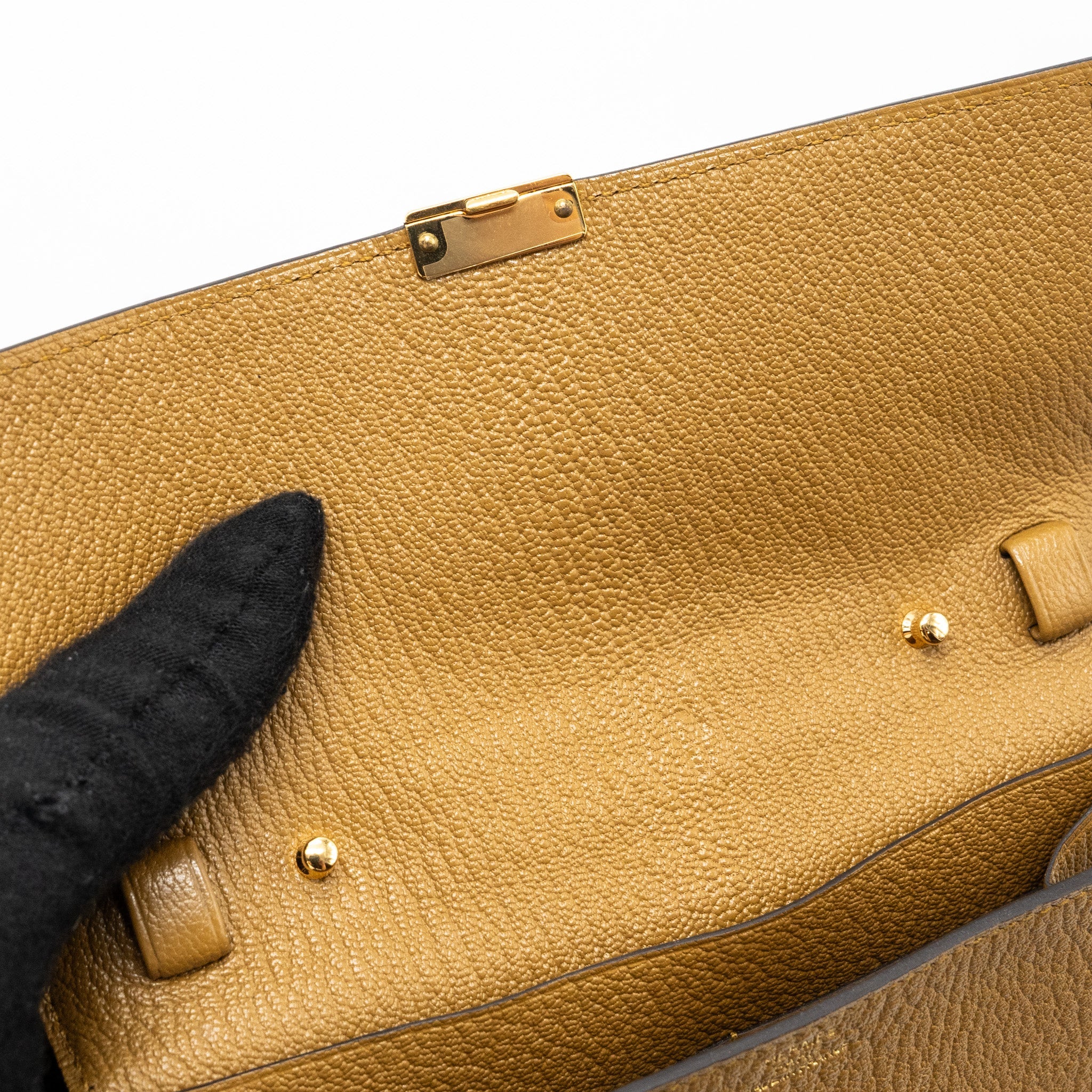 HERMES CLIC 16 WALLET CHEVRE MYSORE GOATSKIN 2H KRAFT GHW