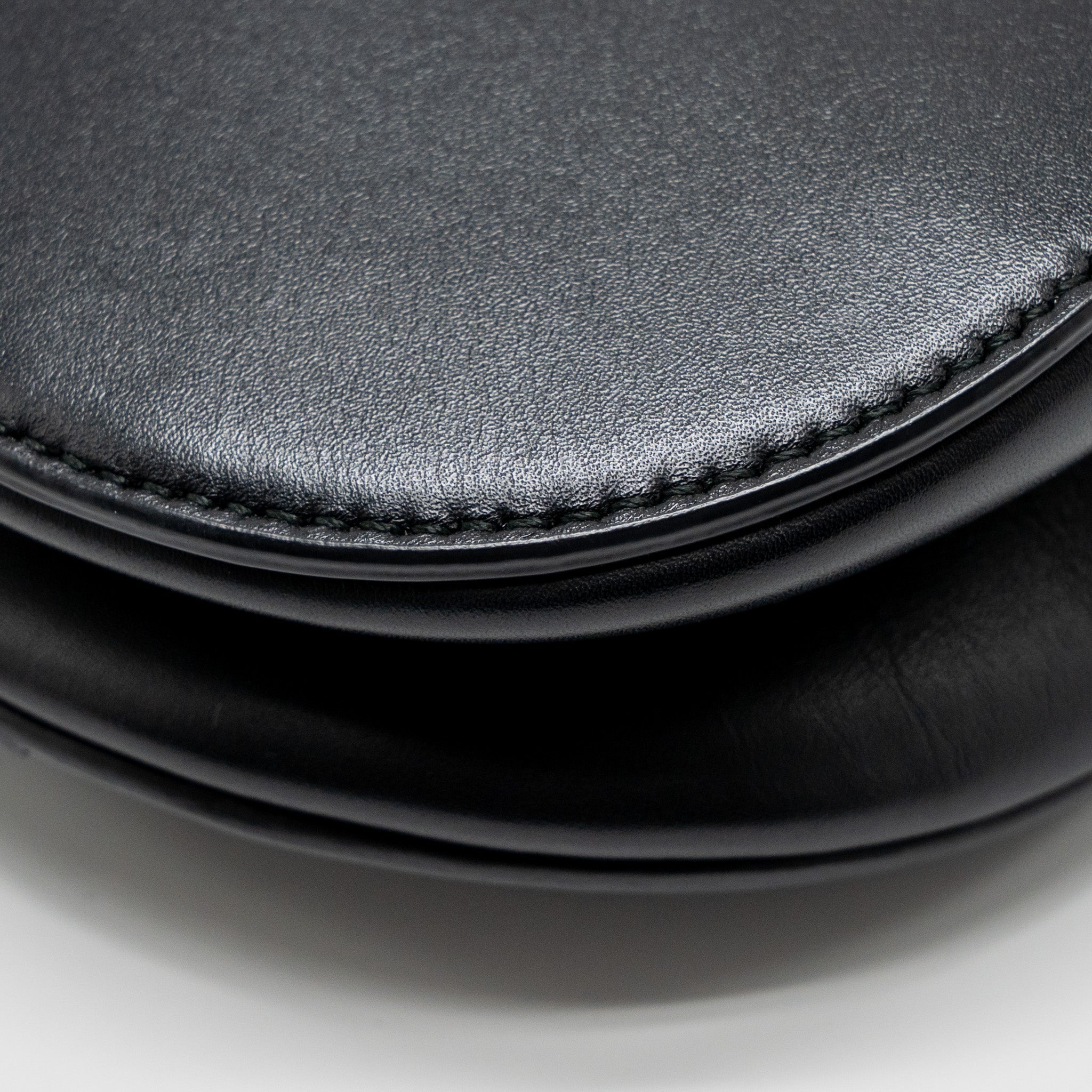 DIOR MINI SADDLE BAG CALFSKIN BLACK GHW
