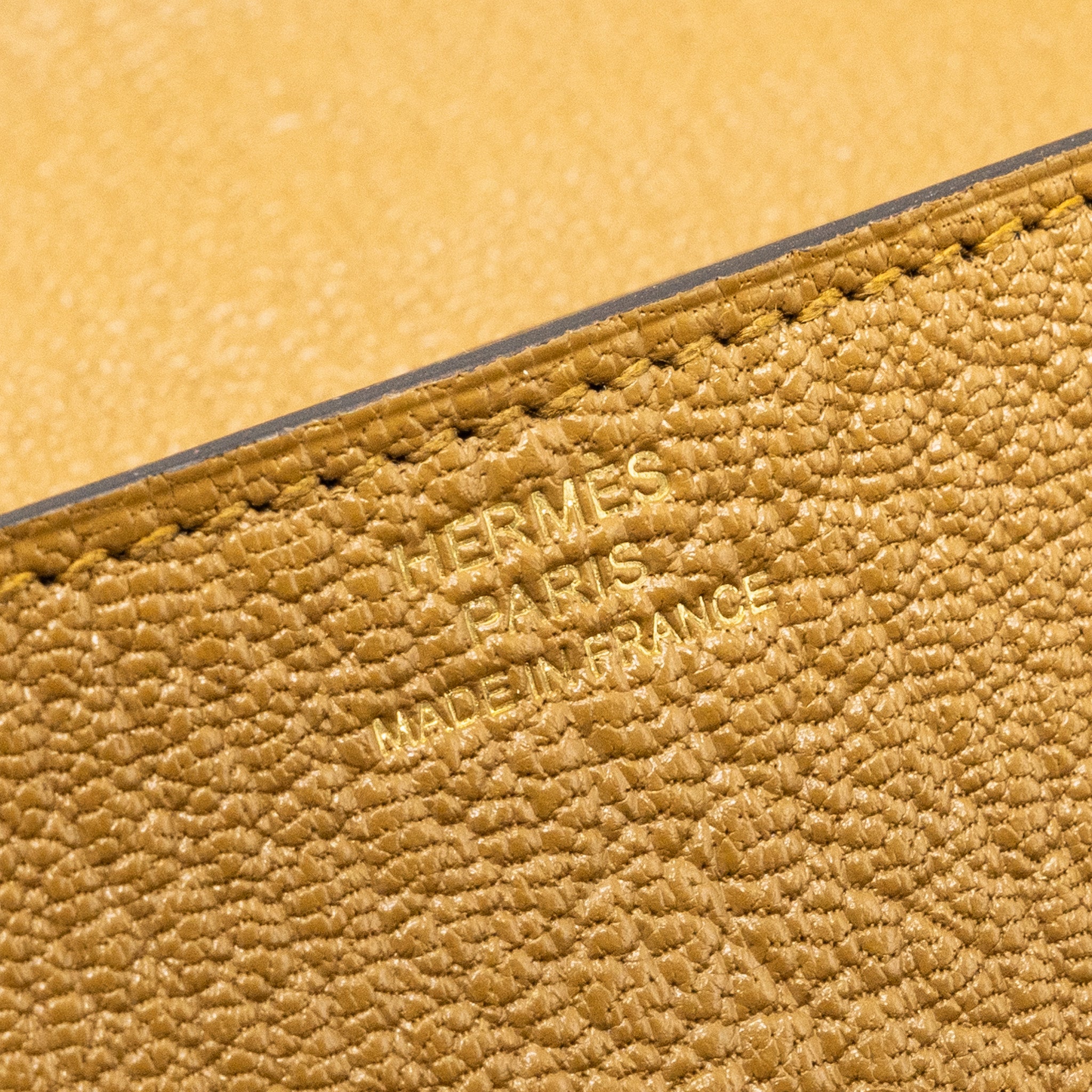 HERMES CLIC 16 WALLET CHEVRE MYSORE GOATSKIN 2H KRAFT GHW