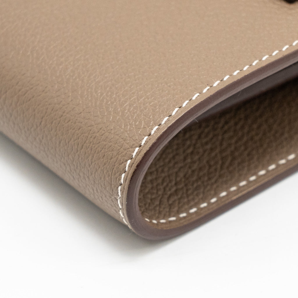 HERMES KELLY TO GO EVERCOLOR ETOUPE SHW