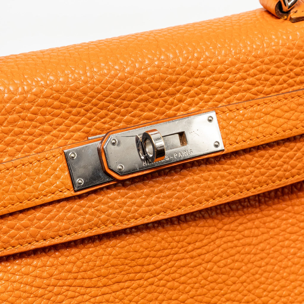 HERMES KELLY 28 CLEMENCE ORANGE SHW
