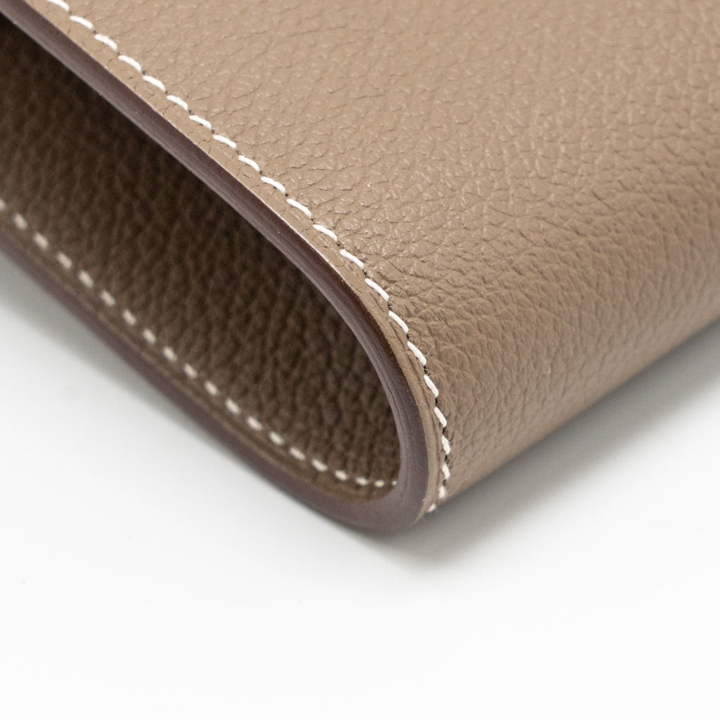 HERMES KELLY TO GO EVERCOLOR ETOUPE SHW