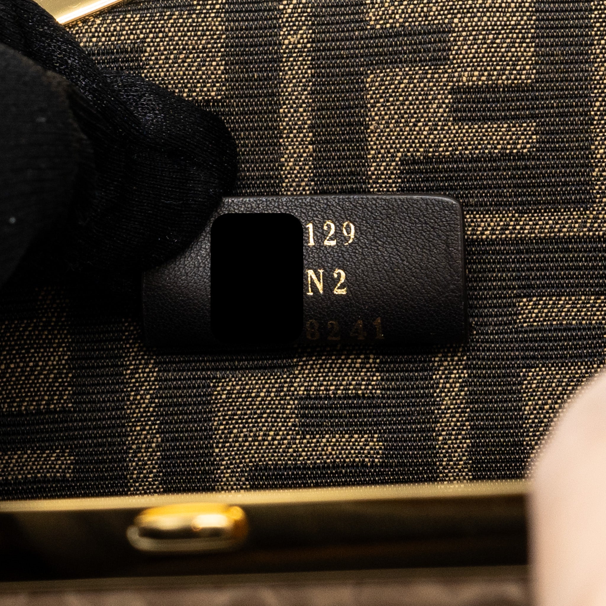 FENDI FIRST SMALL BAG PYTHON BEIGE GHW
