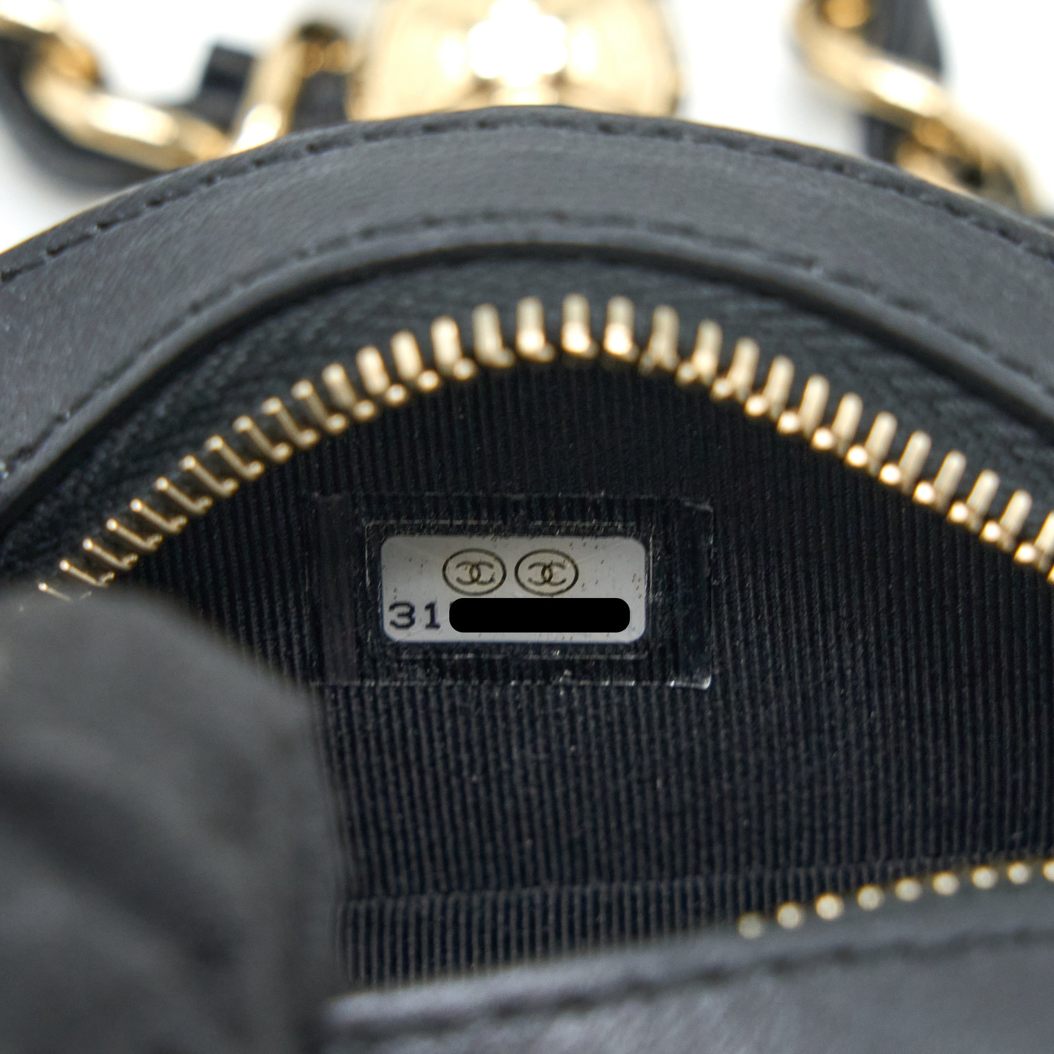CHANEL EVENING CLUTCH WITH CHAIN LAMBSKIN BLACK LGHW