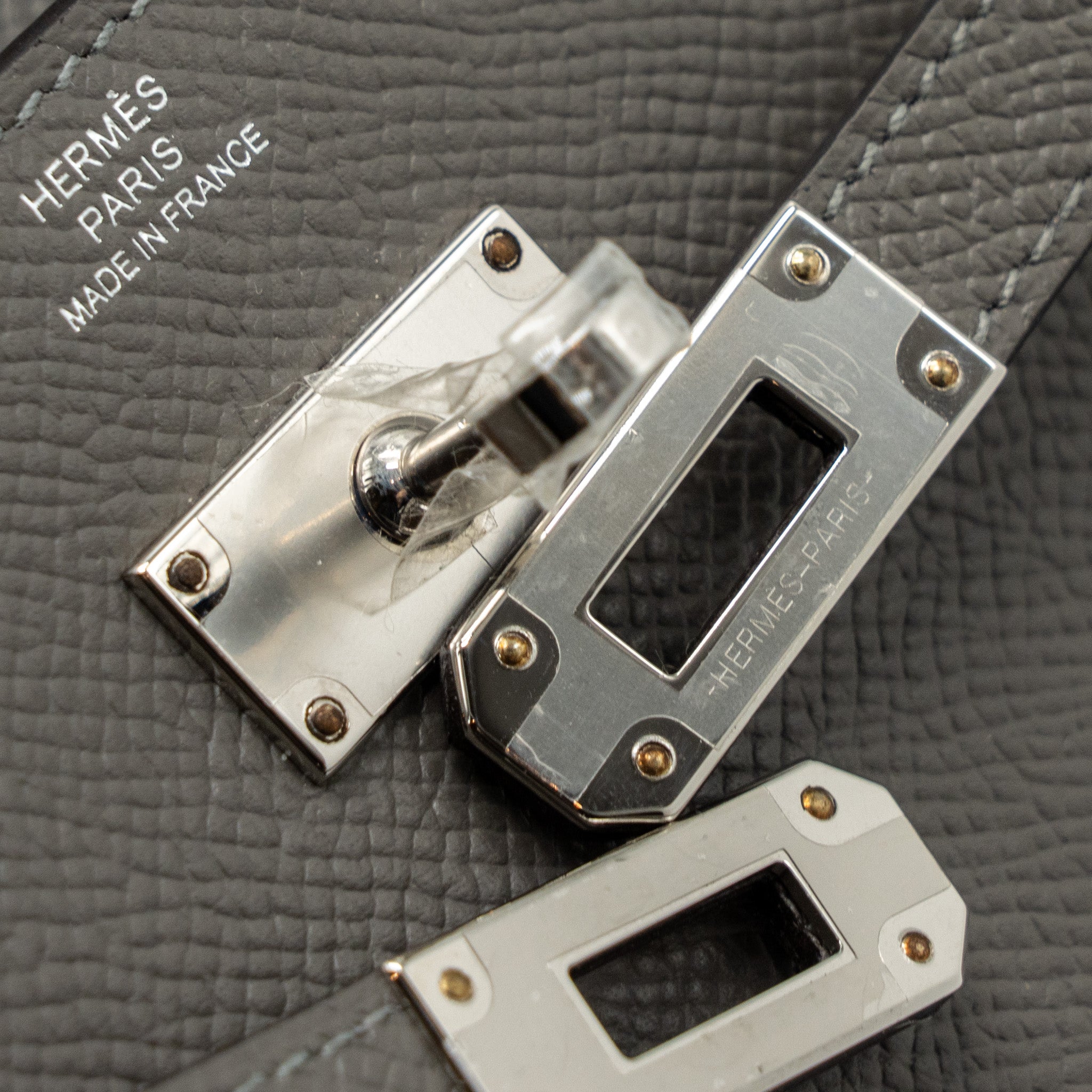 HERMES KELLY TO GO EPSOM GRIS MEYER SHW
