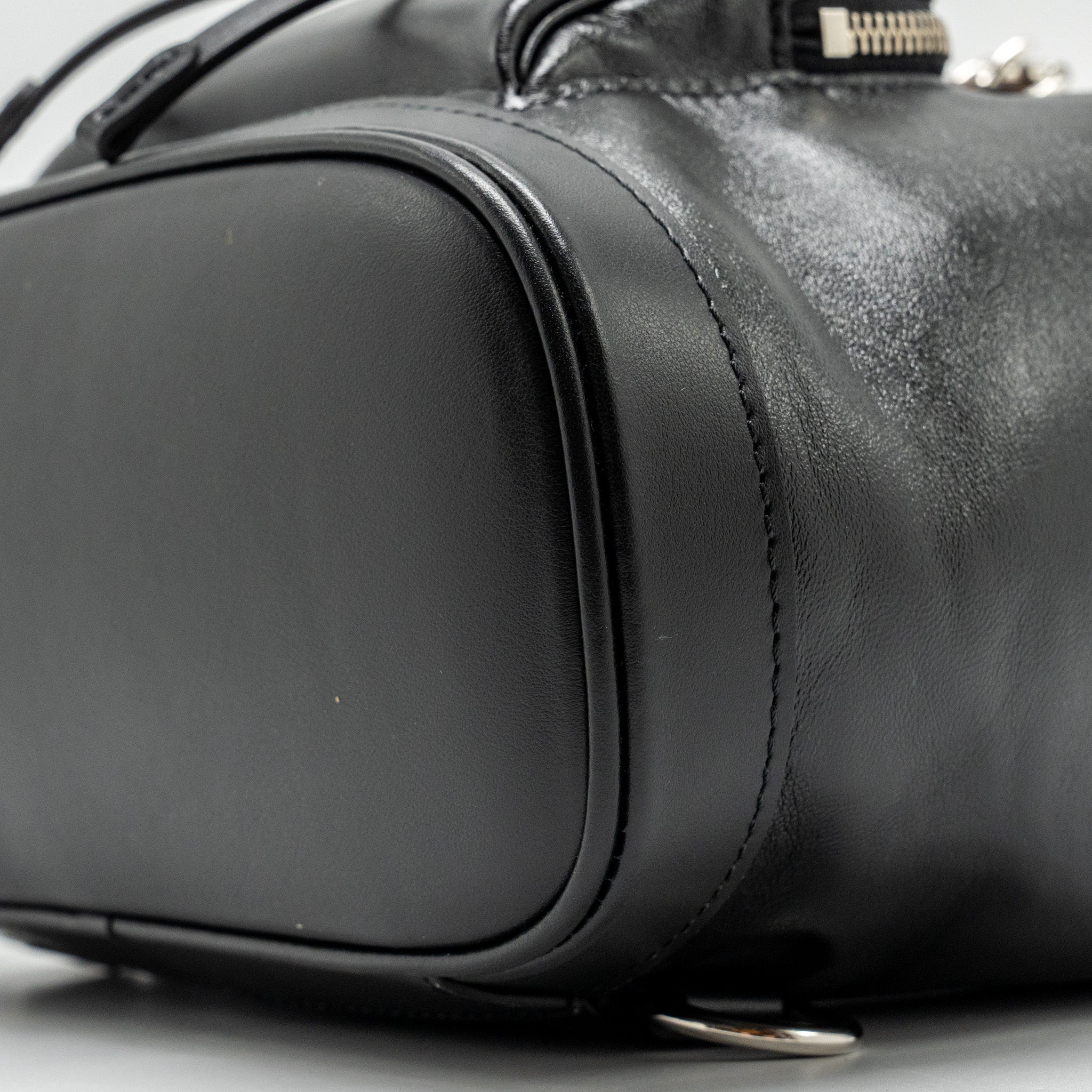 LOUIS VUITTON MONTSOURIS BACKPACK PM LAMBSKIN BLACK SHW