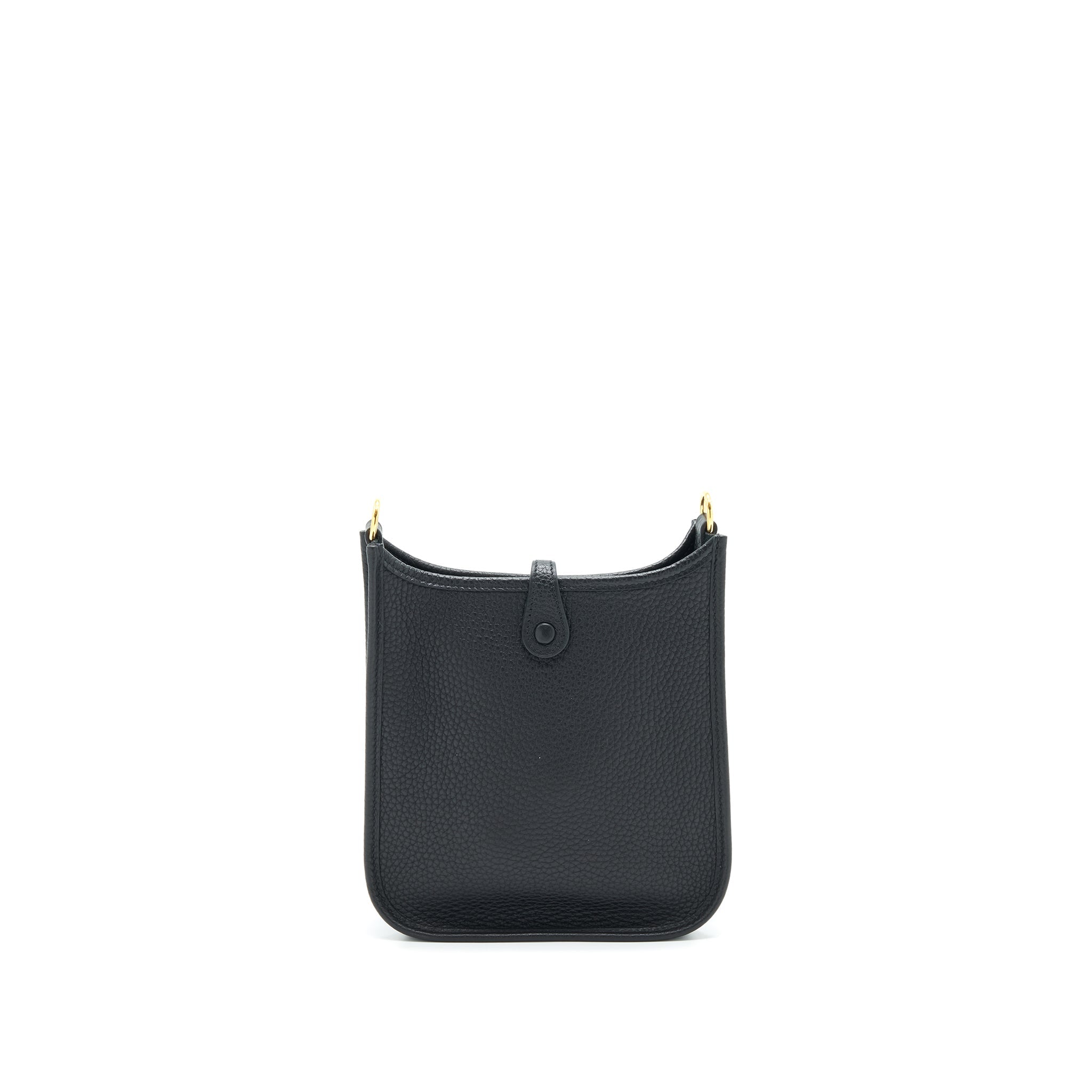 HERMES MINI EVELYNE BLACK GHW