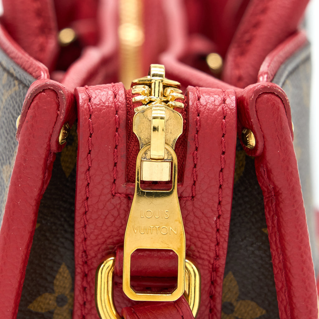LOUIS VUITTON POPINCOURT PM BAG MONOGRAM CANVAS/CERISE GHW