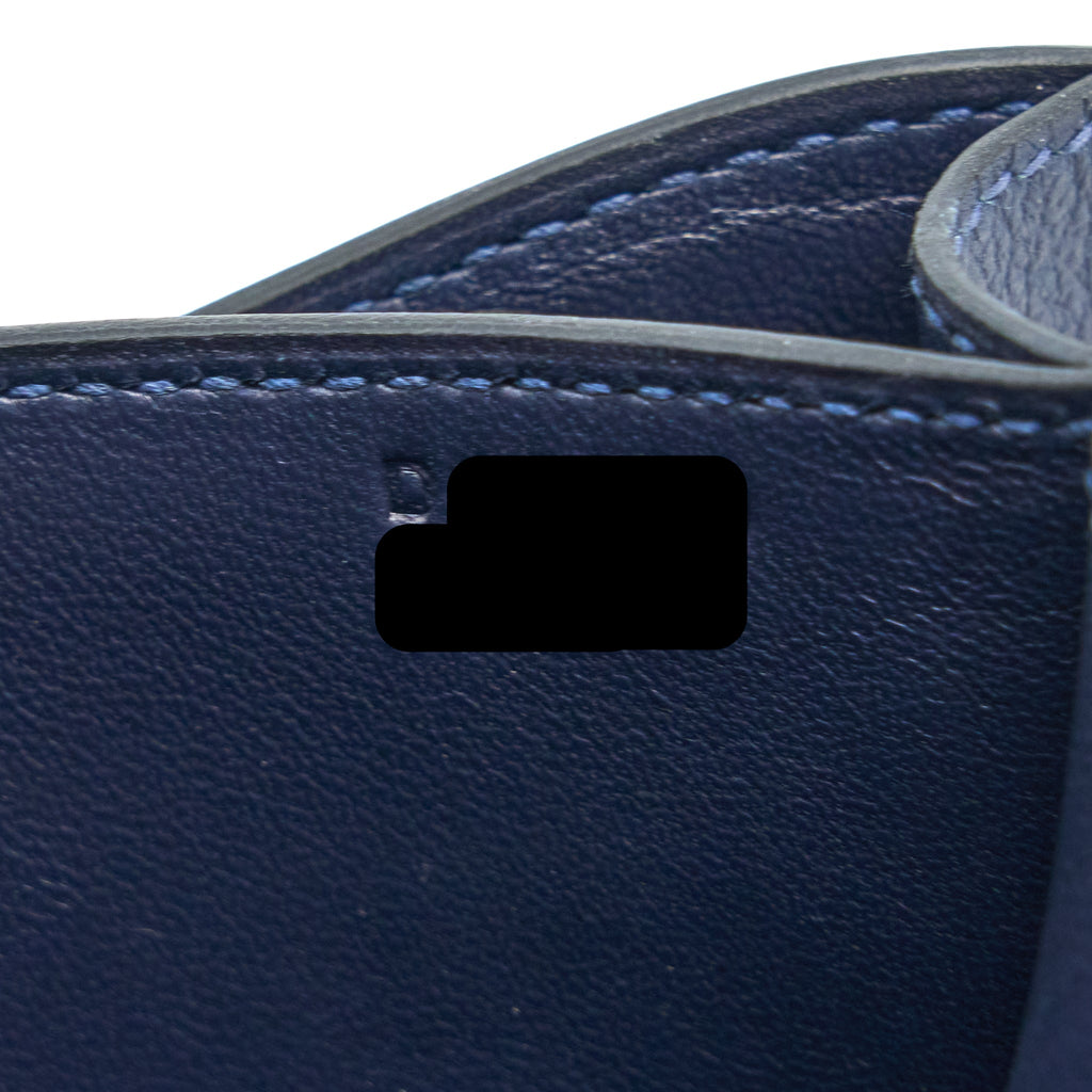 HERMES MINI CONSTANCE EVERCOLOUR BLUE NUIT GHW