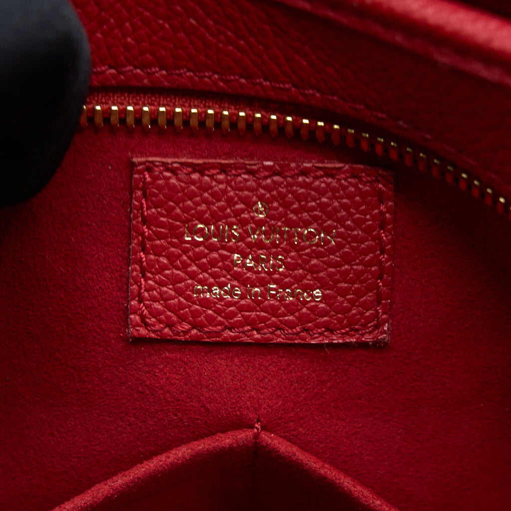 LOUIS VUITTON POPINCOURT PM BAG MONOGRAM CANVAS/CERISE GHW