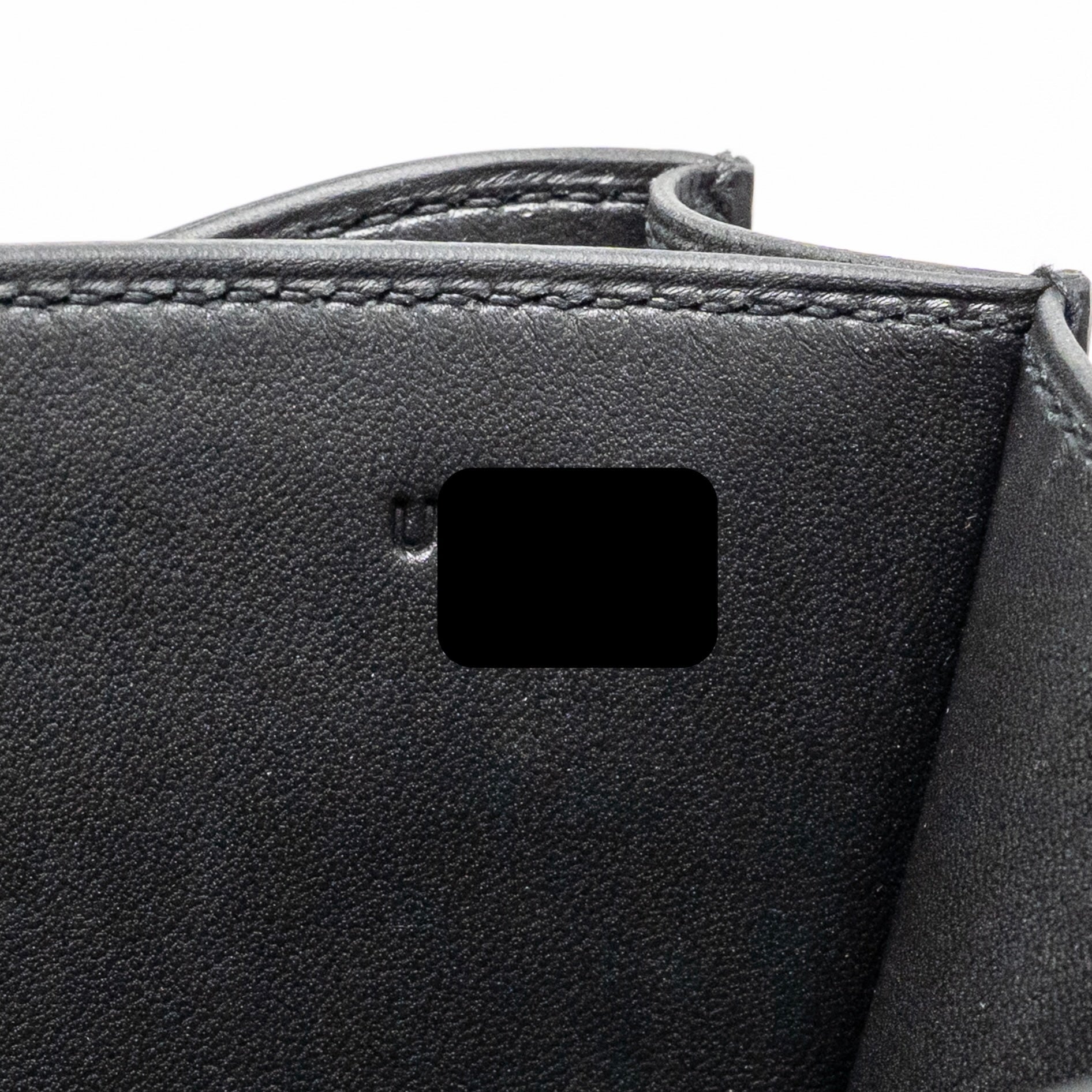 HERMES MINI CONSTANCE EPSOM BLACK RGHW
