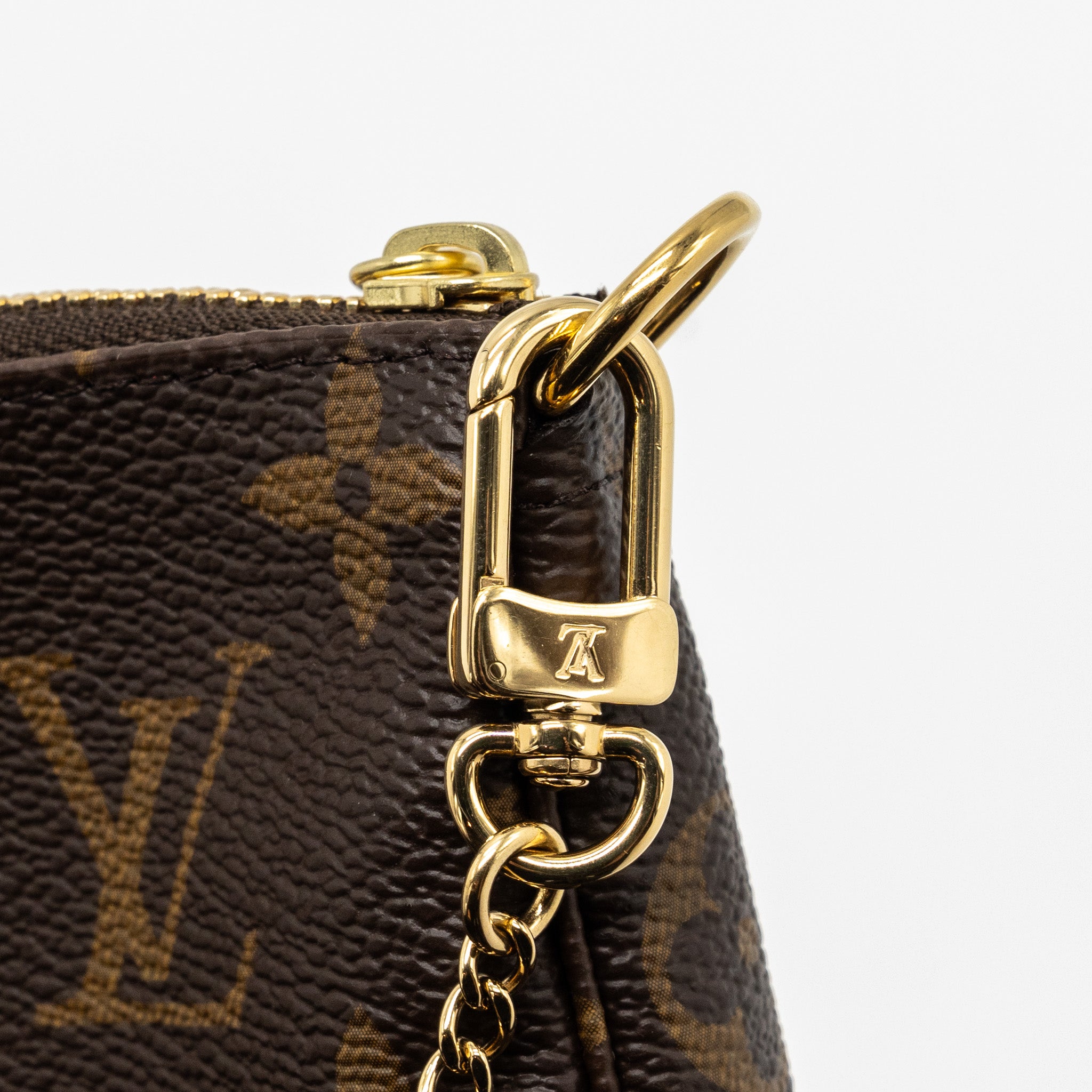 LOUIS VUITTON MINI POCHETTE ACCESSORIES 2021 XMAS LONDON LIMITED EDITION MULTICOLOUR GHW