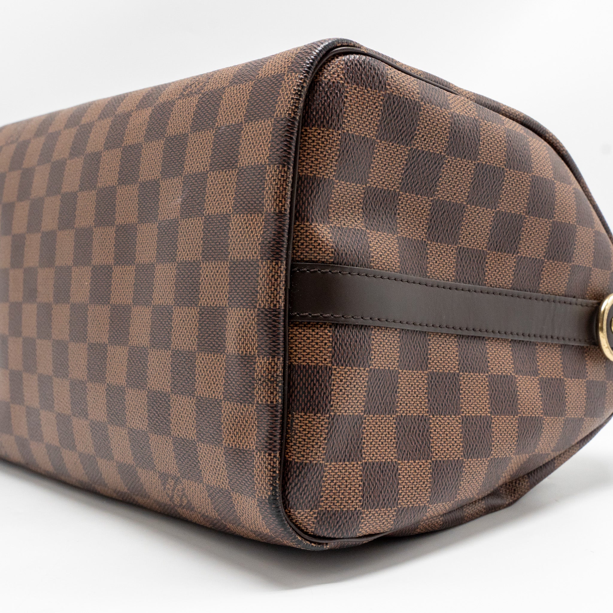 LOUIS VUITTON SPEEDY BANDOULIERE 30 DAMIER EBENE CANVAS GHW