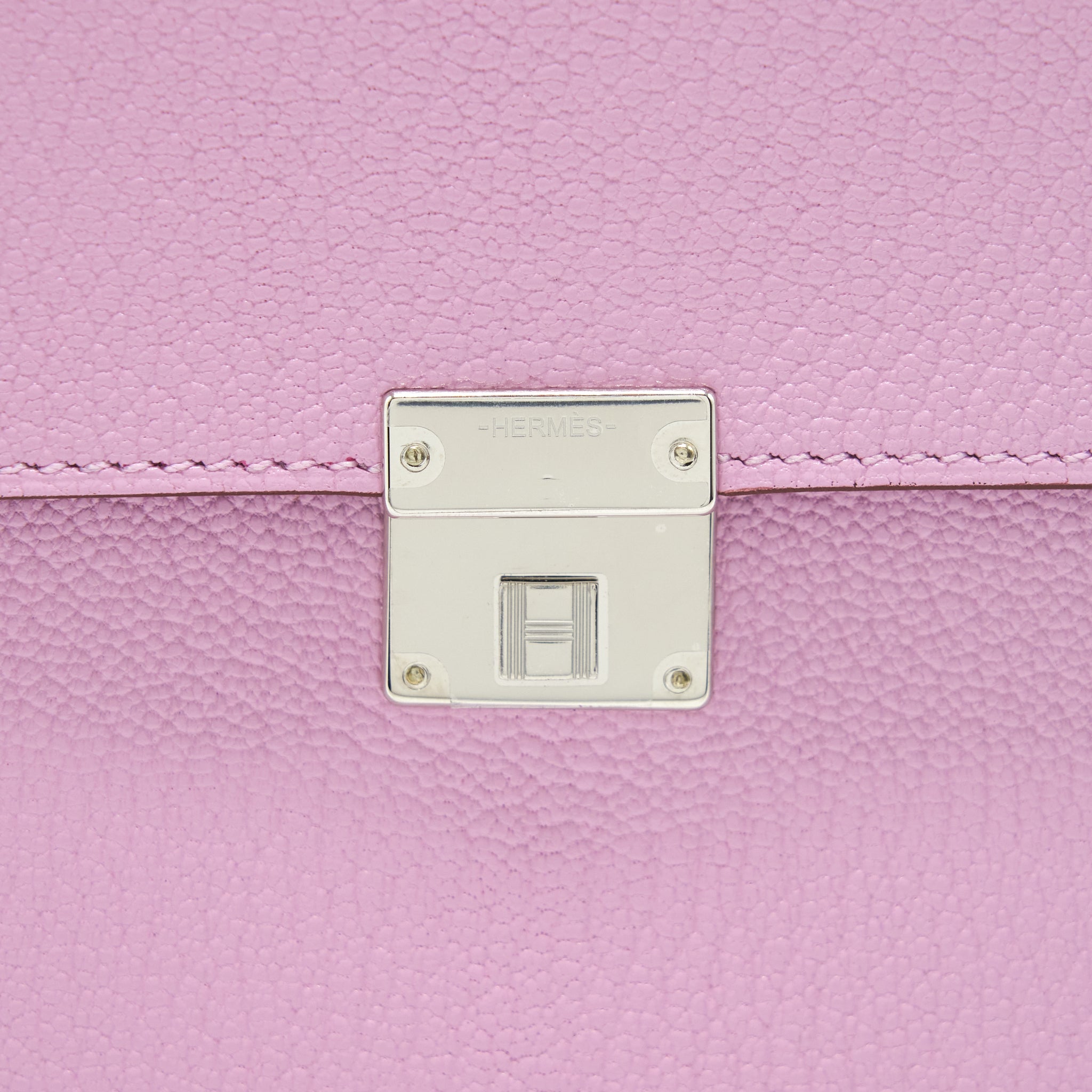 HERMES CLIC 16 WALLET MYSORE X9 MAUVE SYLVESTRE SHW