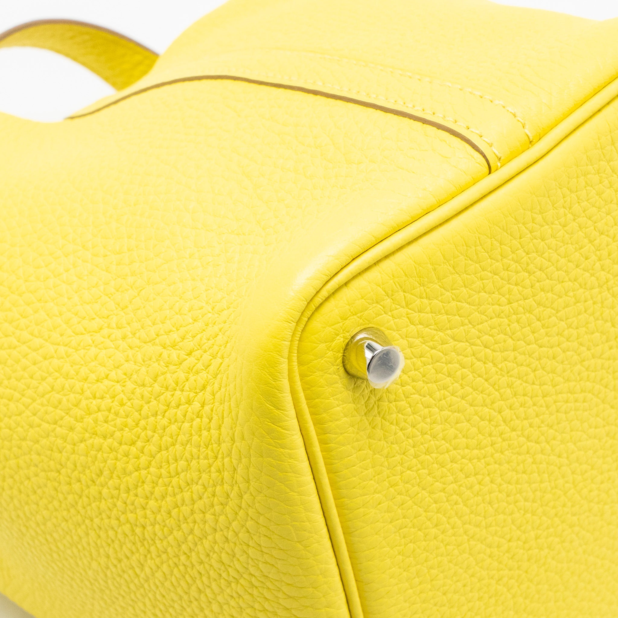 HERMES PICOTIN 18 LOCK BAG CLEMENCE 9R LIME SHW