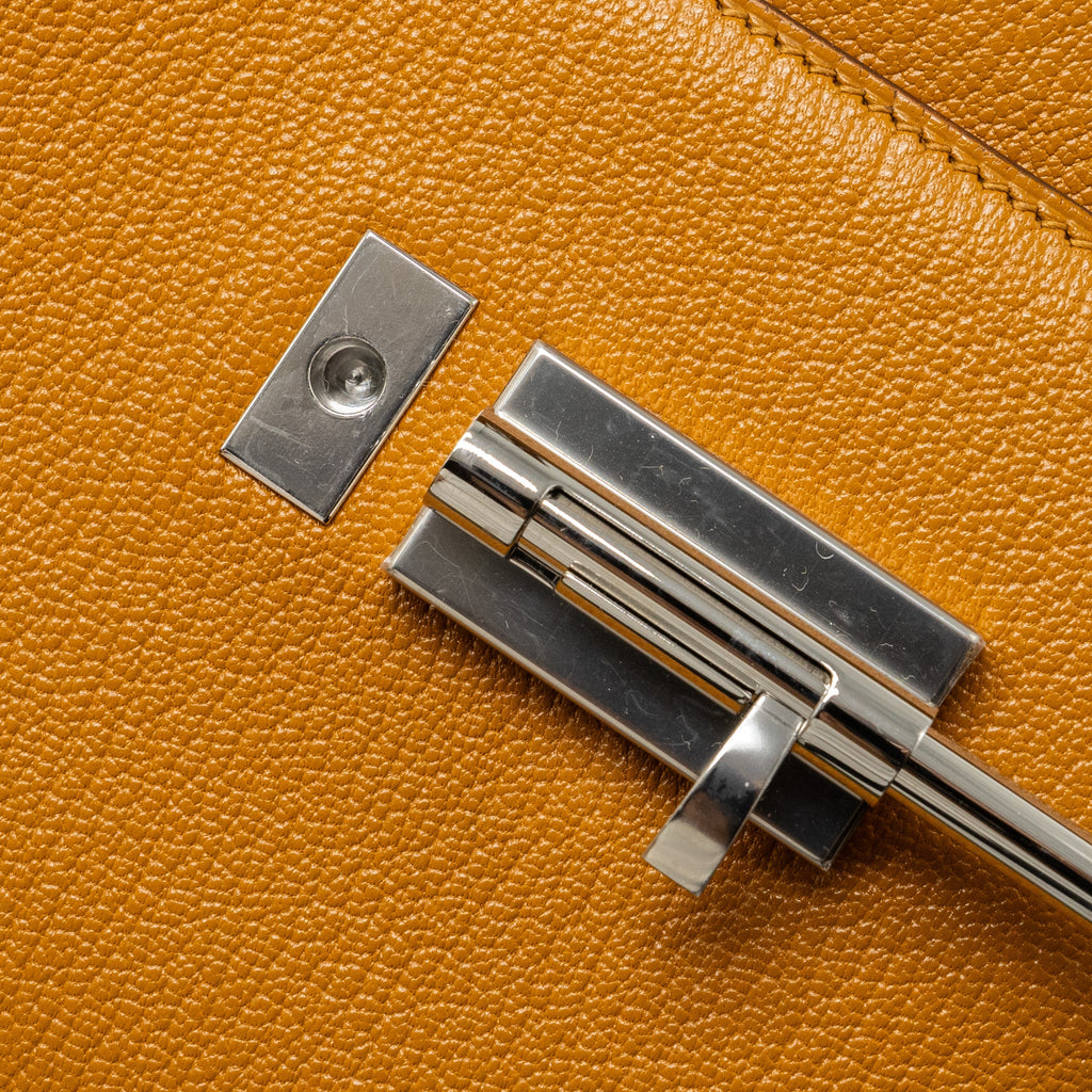 HERMES MINI STRAP VERROU BAG CHEVRE MYSORE CARAMEL/MULTICOLOUR SHW