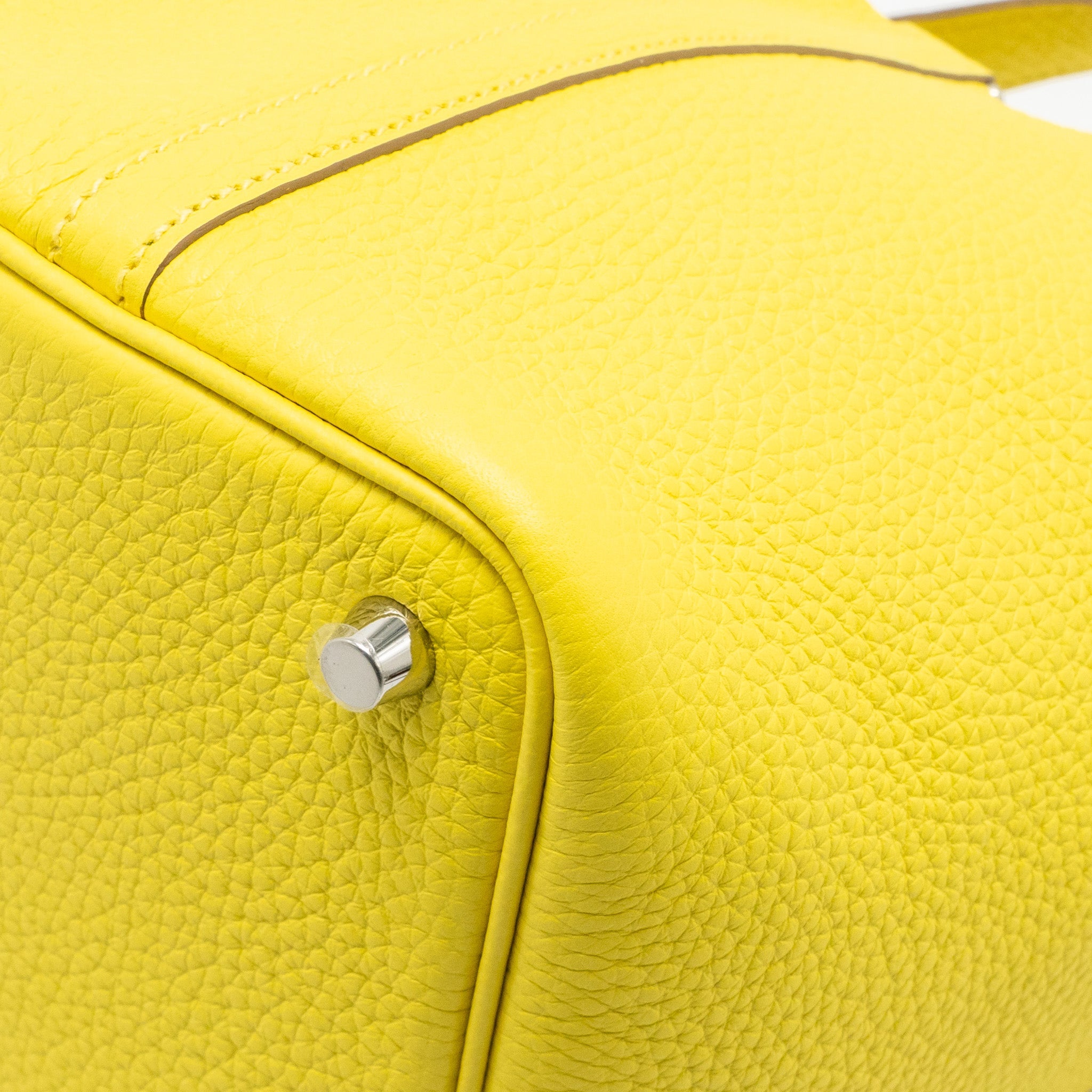 HERMES PICOTIN 18 LOCK BAG CLEMENCE 9R LIME SHW