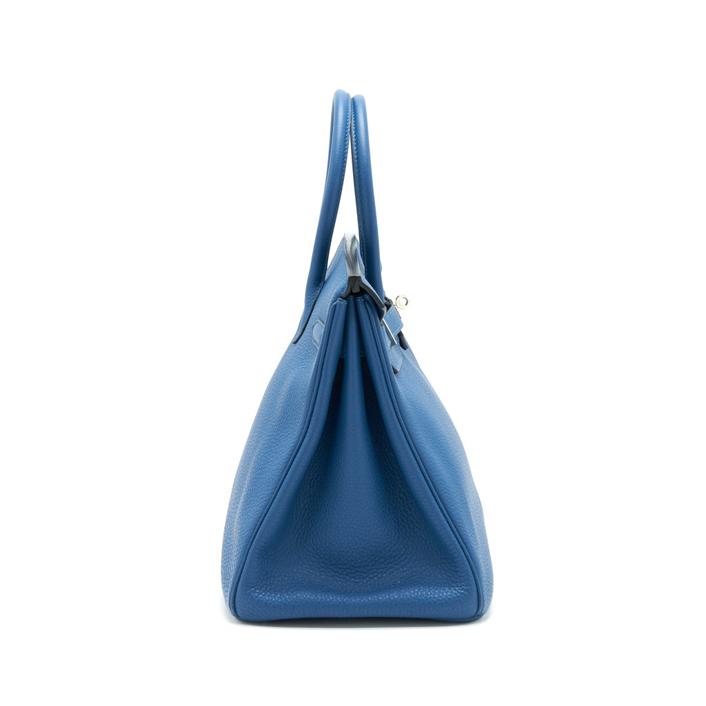 HERMES BIRKIN 35 BLEU DE GALICE SHW TOGO LEATHER