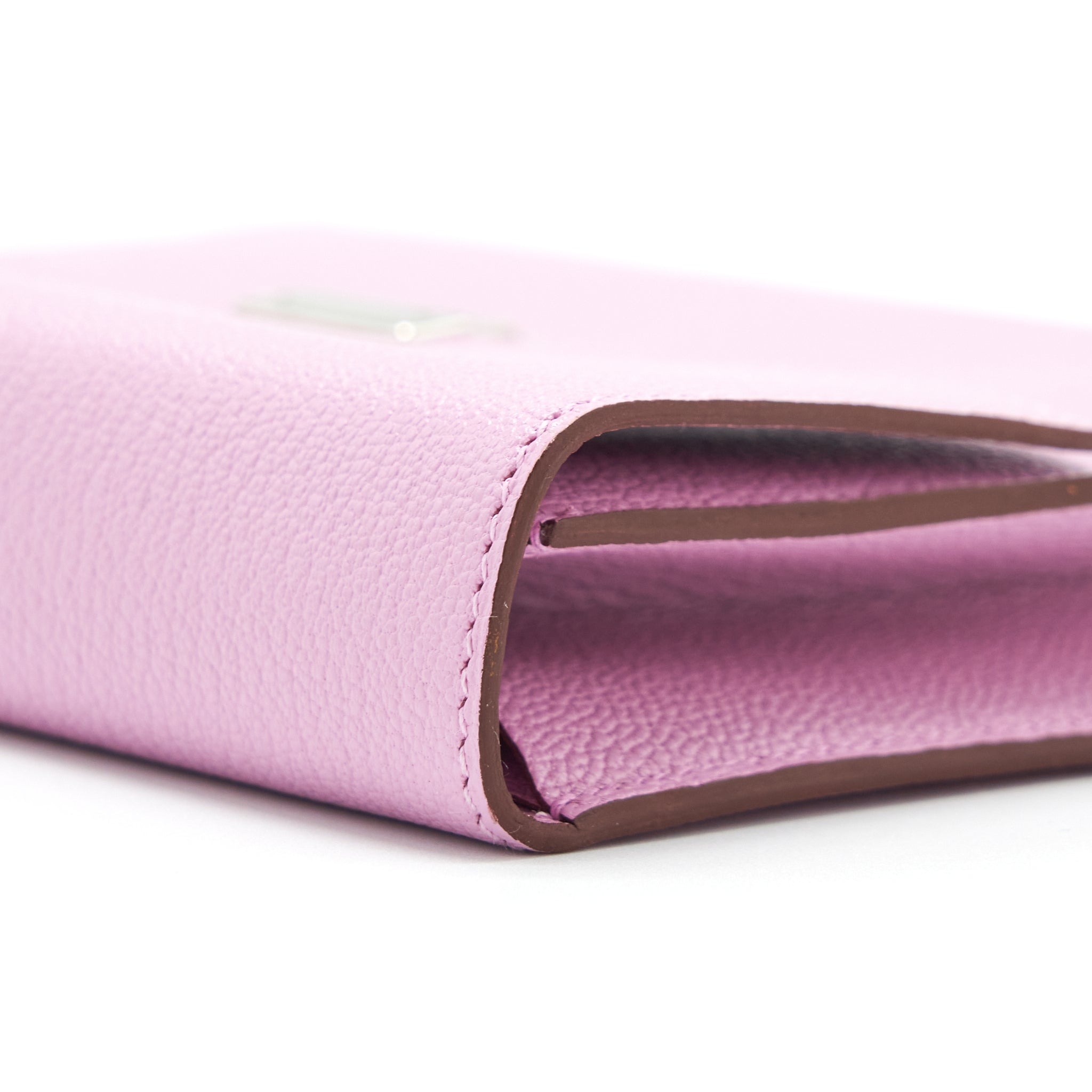 HERMES CLIC 16 WALLET MYSORE X9 MAUVE SYLVESTRE SHW