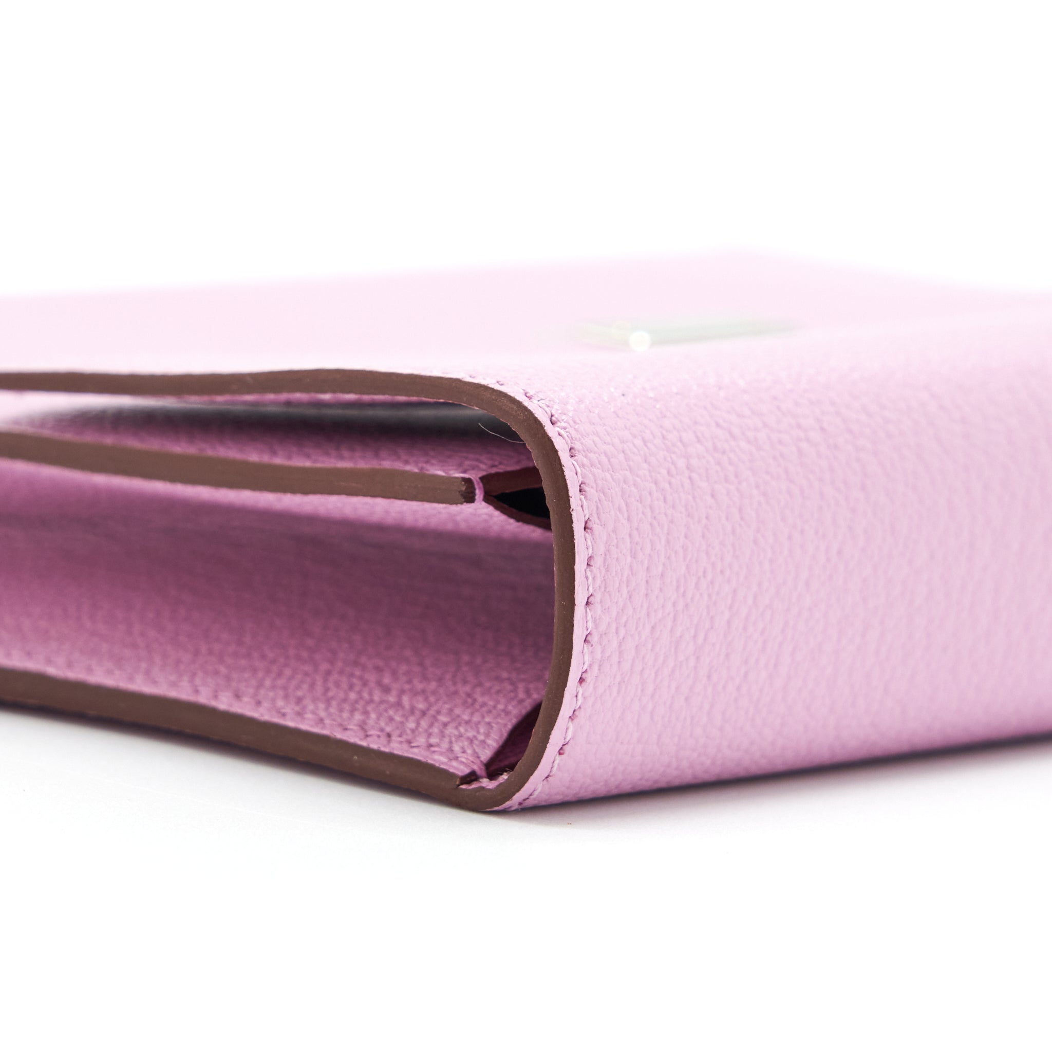 HERMES CLIC 16 WALLET MYSORE X9 MAUVE SYLVESTRE SHW
