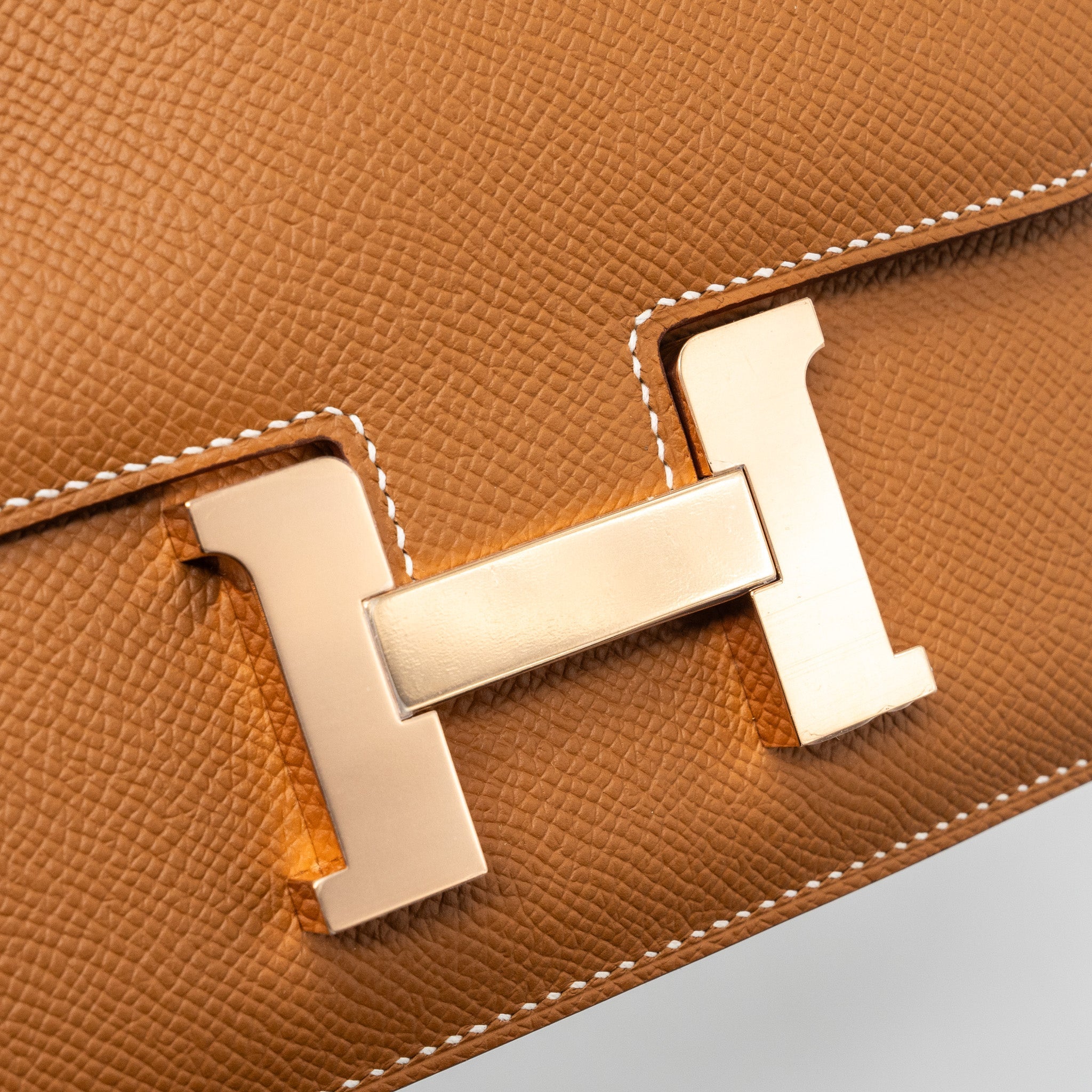 HERMES MINI CONSTANCE EPSOM GOLD RGHW