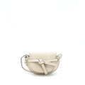 LOEWE MINI GATE CROSSBODY BAG CALFSKIN SAND LGHW