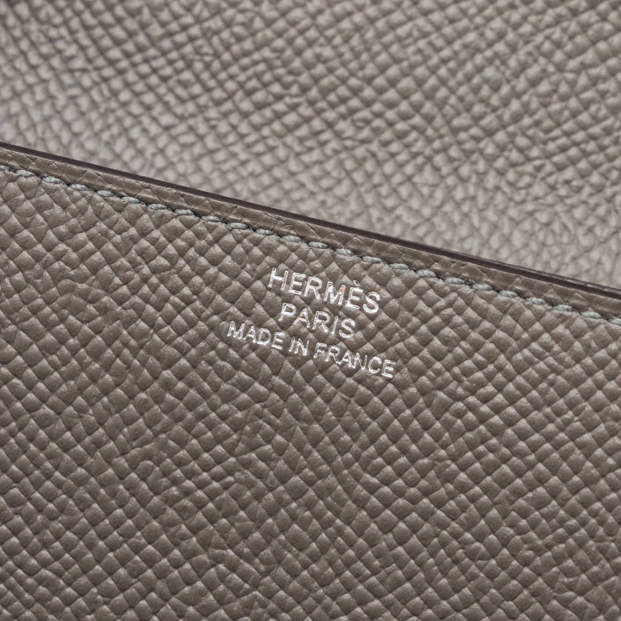 HERMES CLIC 16 WALLET EPSOM GRIS MEYER SHW