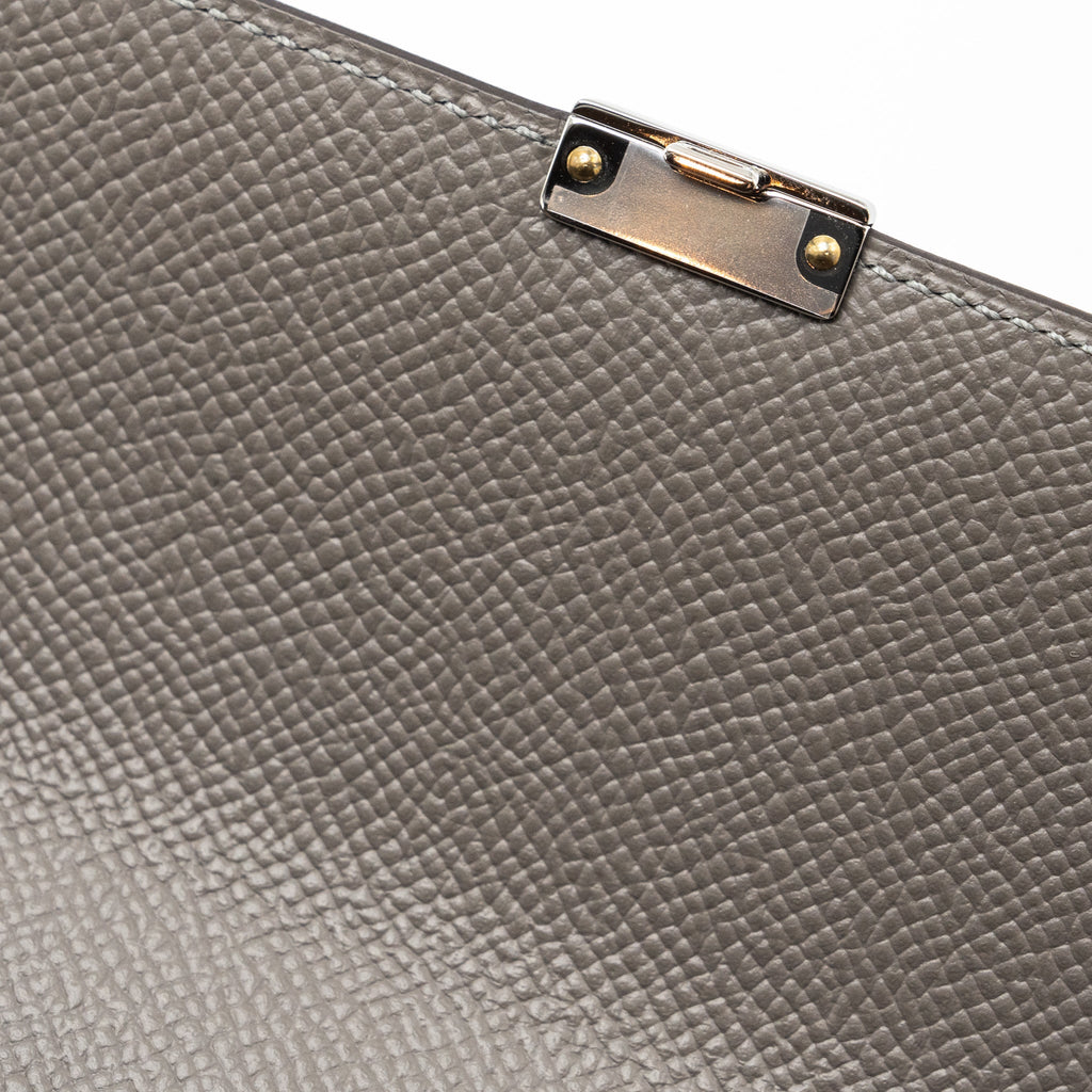 HERMES CLIC 16 WALLET EPSOM GRIS MEYER SHW