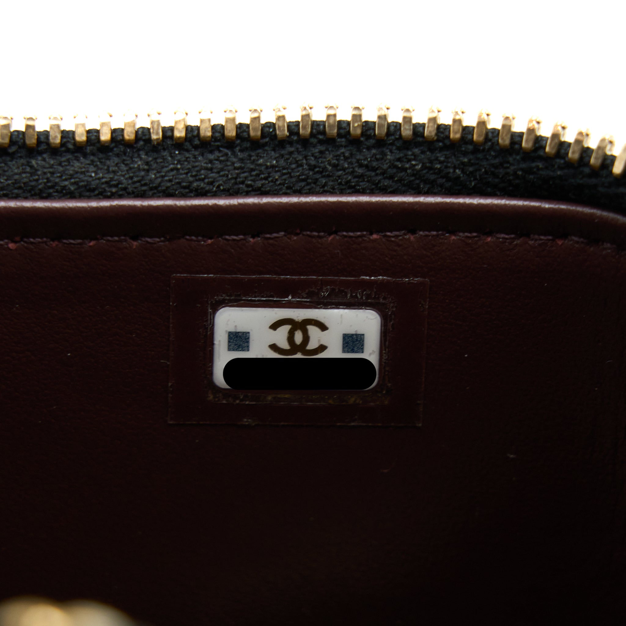 CHANEL MINI SQUARE VANITY CASE CAVIAR BLACK LGHW (MICROCHIP)