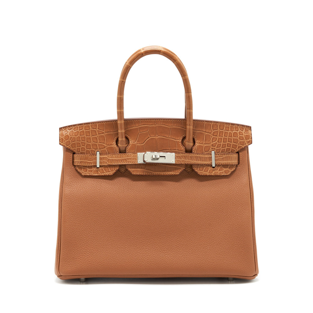 HERMES BIRKIN 30 TOUCH GOLD WITH SHW