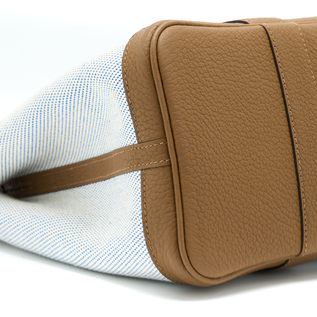 HERMES GARDEN PARTY 30 NEGONDA/CANVAS BLEU BILL/ALEZAN SHW