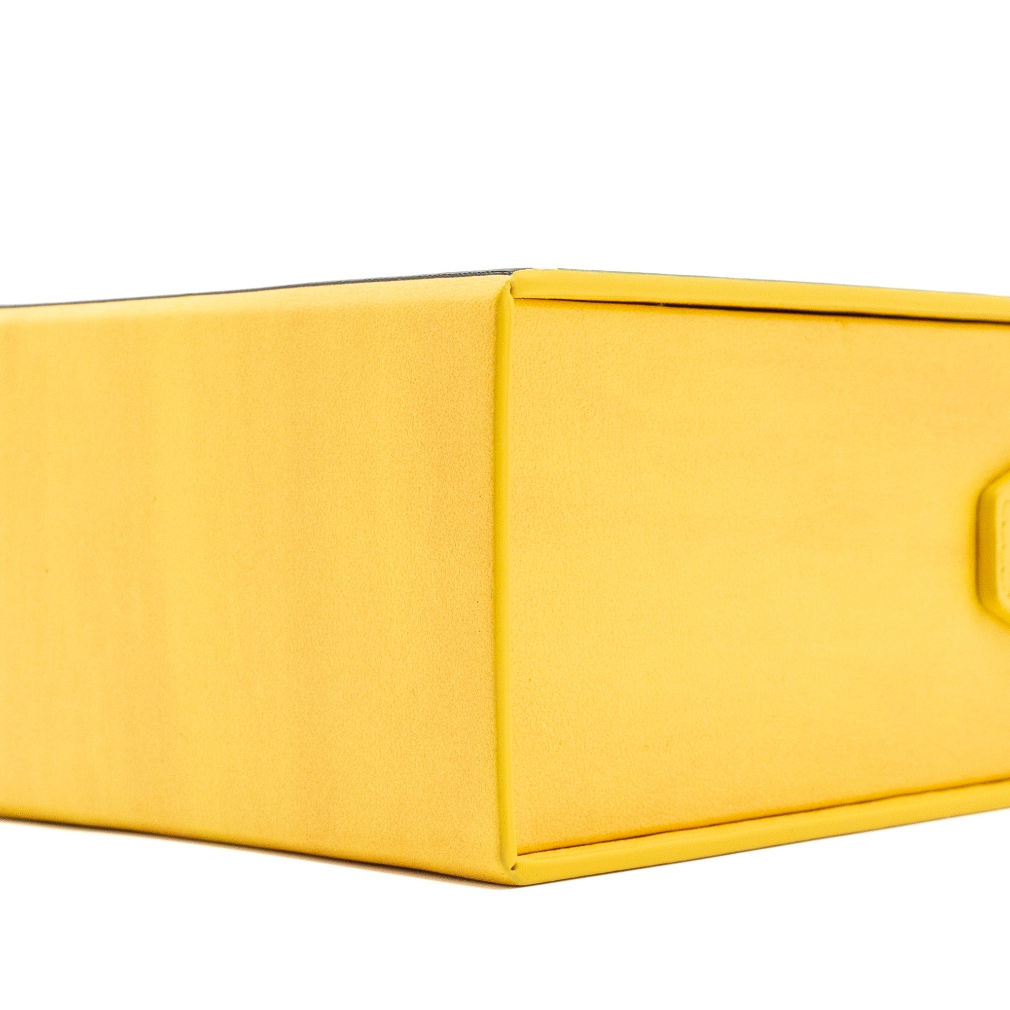 FENDI VERTICAL BOX BAG CALFSKIN YELLOW GHW