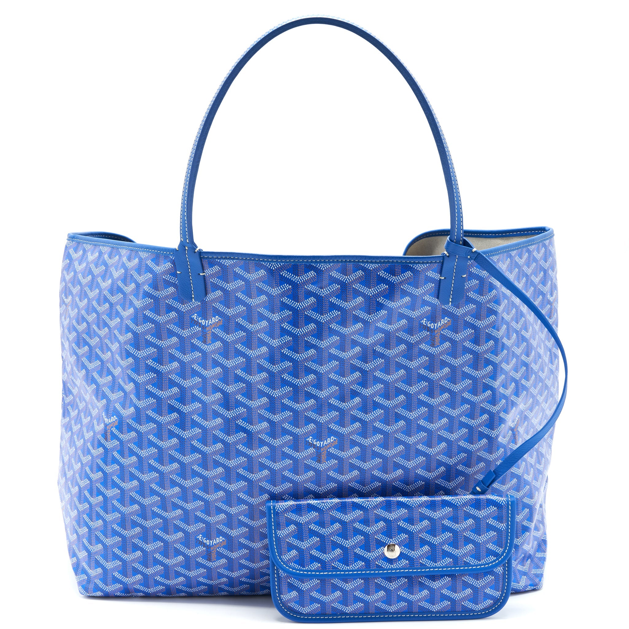 GOYARD SAINT LOUIS TOTE GM BLUE/MULTICOLOUR