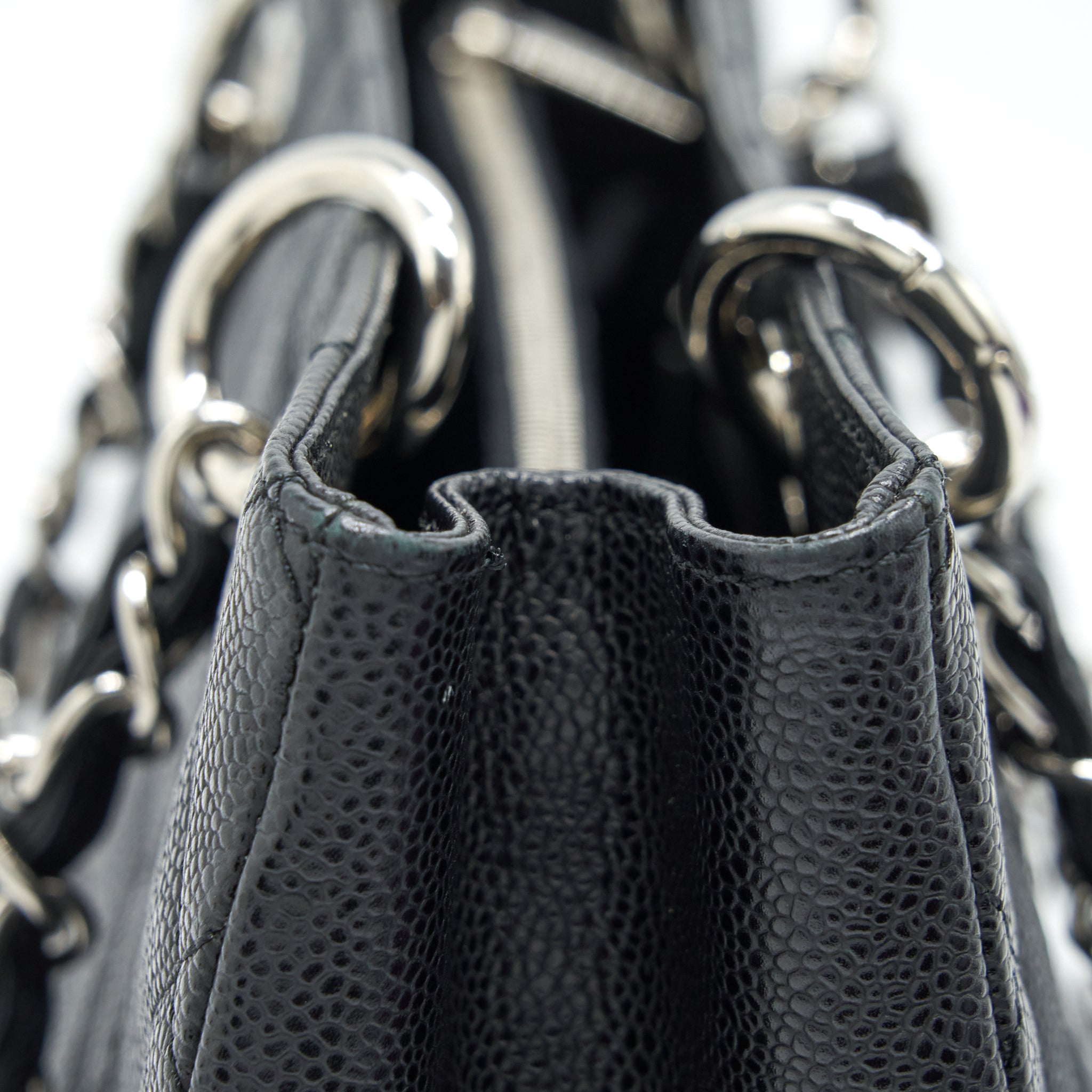 CHANEL GRAND SHOPPING TOTE CAVIAR BLACK SHW
