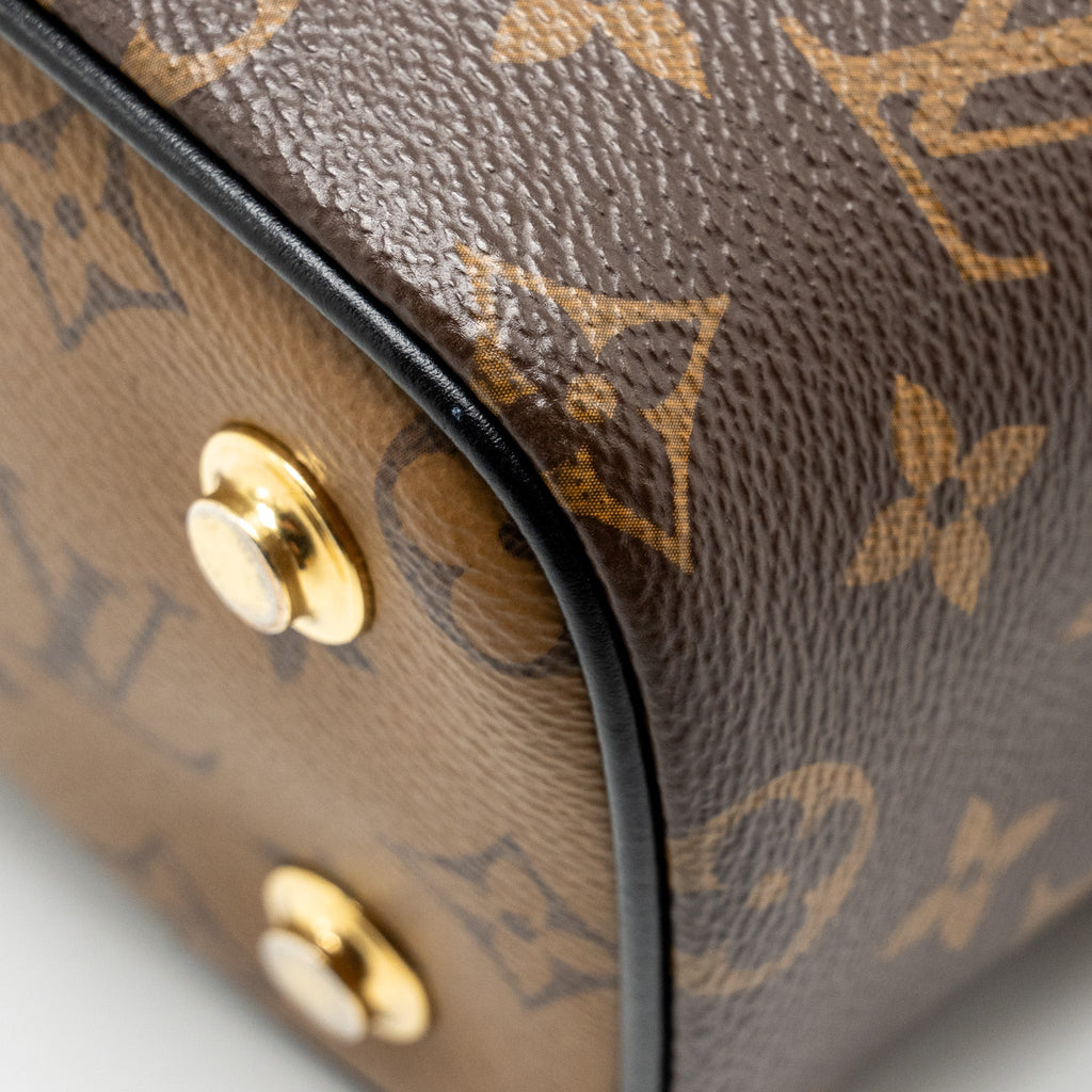 LOUIS VUITTON VANITY CASE PM MONOGRAM REVERSE CANVAS GHW