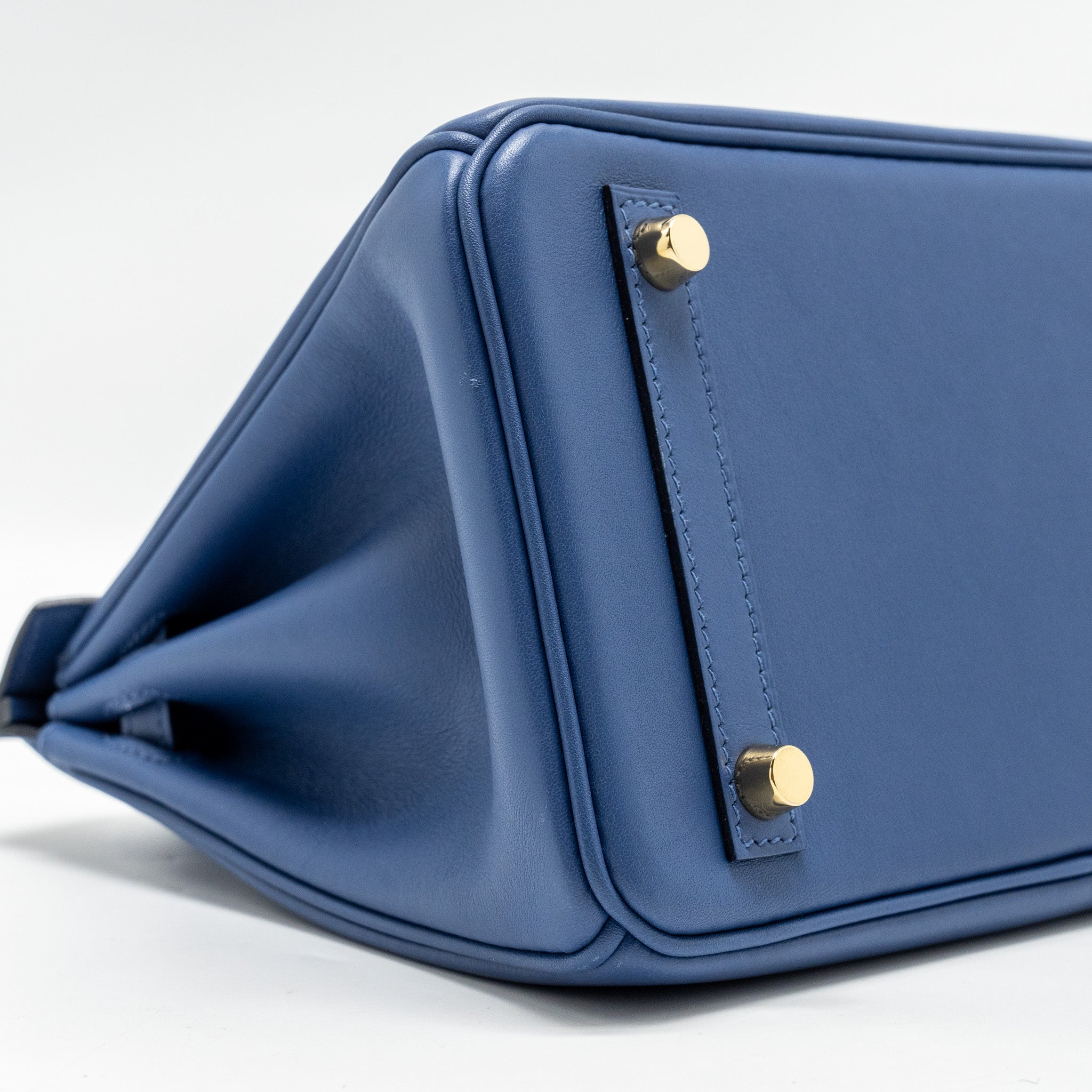 HERMES BIRKIN 25 SWIFT BLUE BRIGHTON GHW