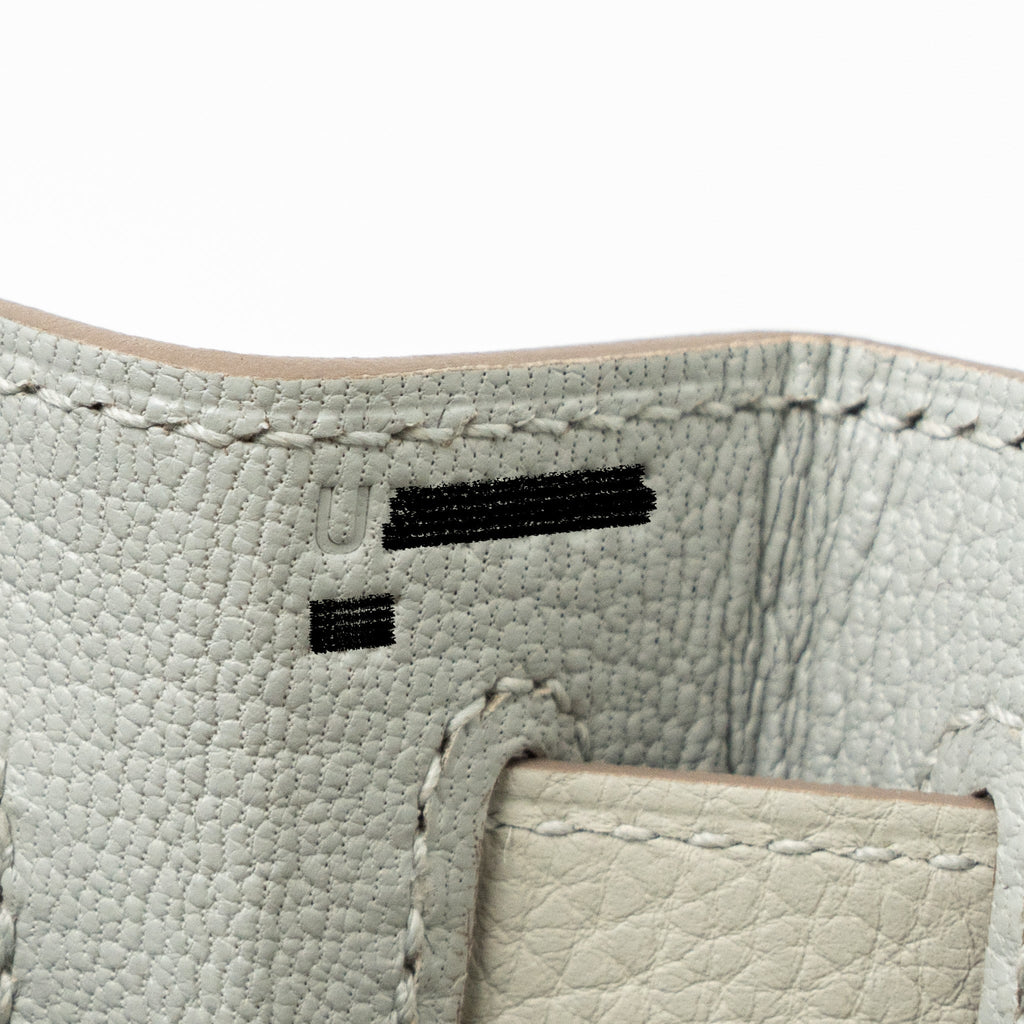 HERMES KELLY 28 TOGO LEATHER GRIS PERLE GHW
