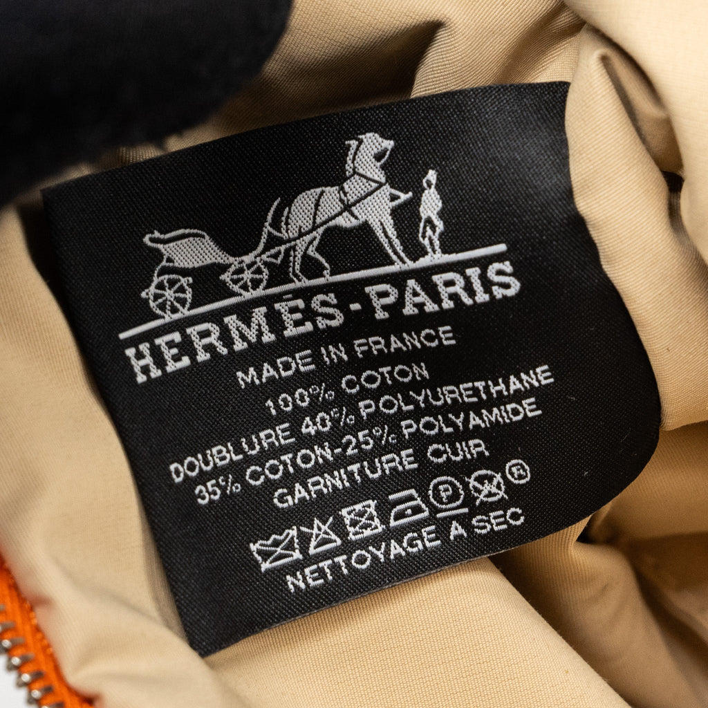 HERMES BOLIDE CASE MINI MODEL COTTON ORANGE FEU SHW
