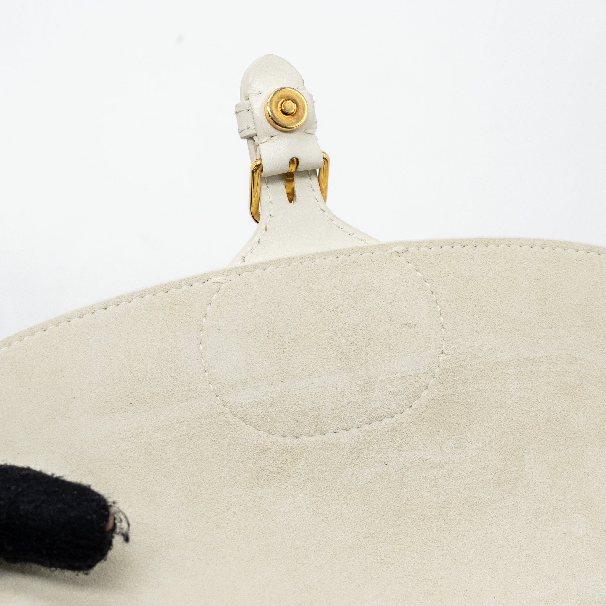 DIOR BOBBY EAST-WEST BAG BOX CALFSKIN WHITE GHW
