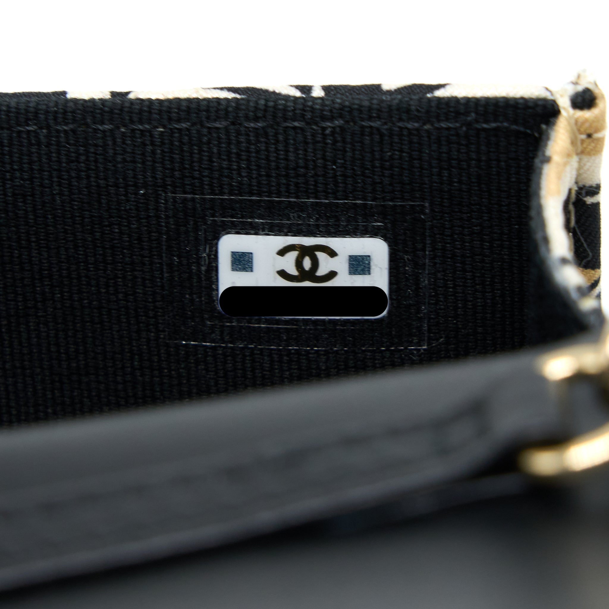 CHANEL MINI FLAP BAG FABRIC MULTICOLOUR LGHW (MICROCHIP)