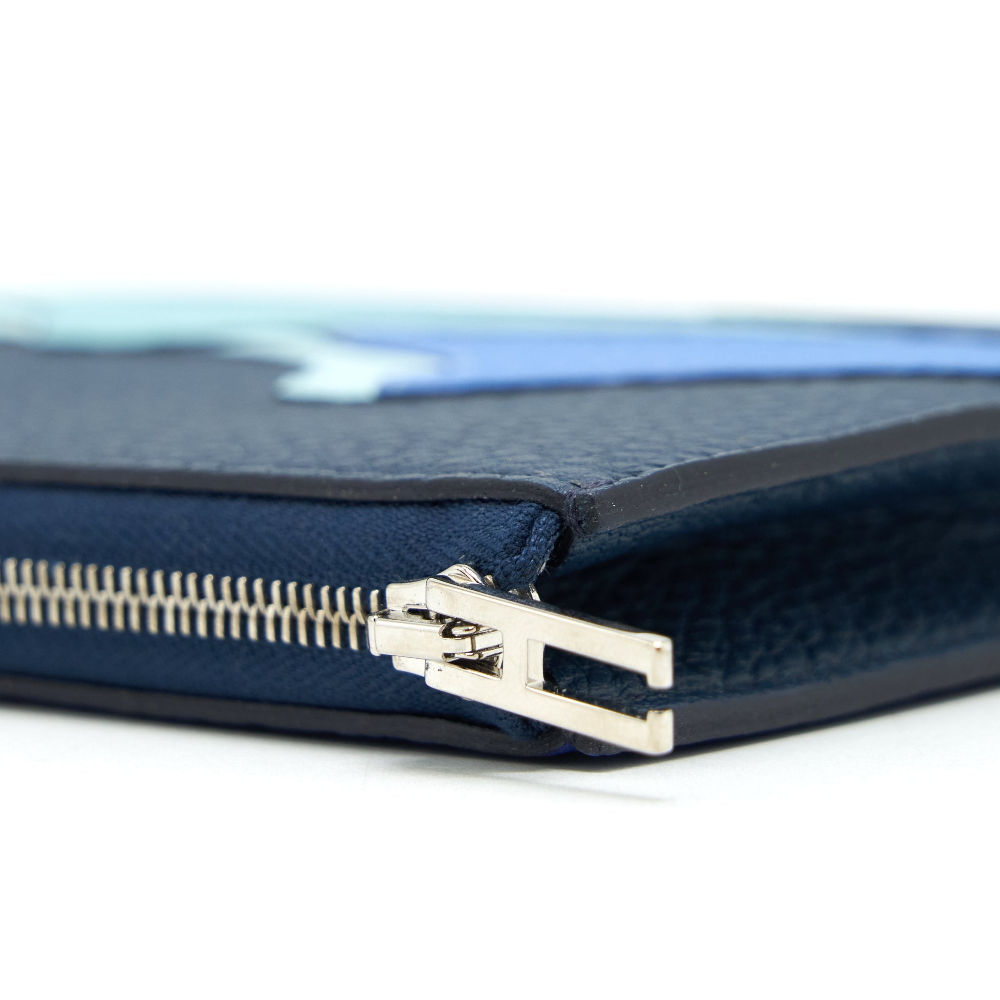 HERMES ENDLESS ROAD SMALL POUCH BLUE/MULTICOLOUR SHW