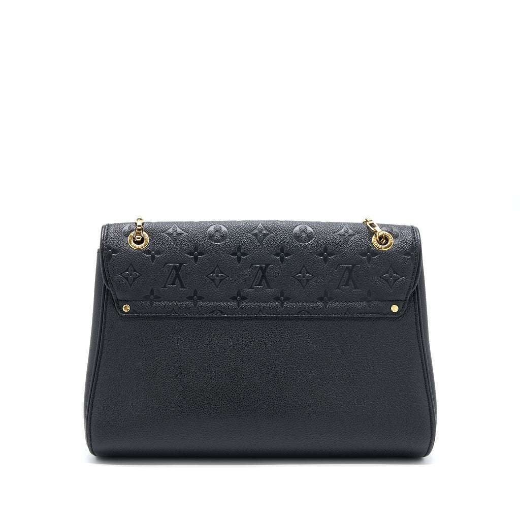 LOUIS VUITTON SAINT GERMAIN CHAIN EMPREINTE BLACK GHW